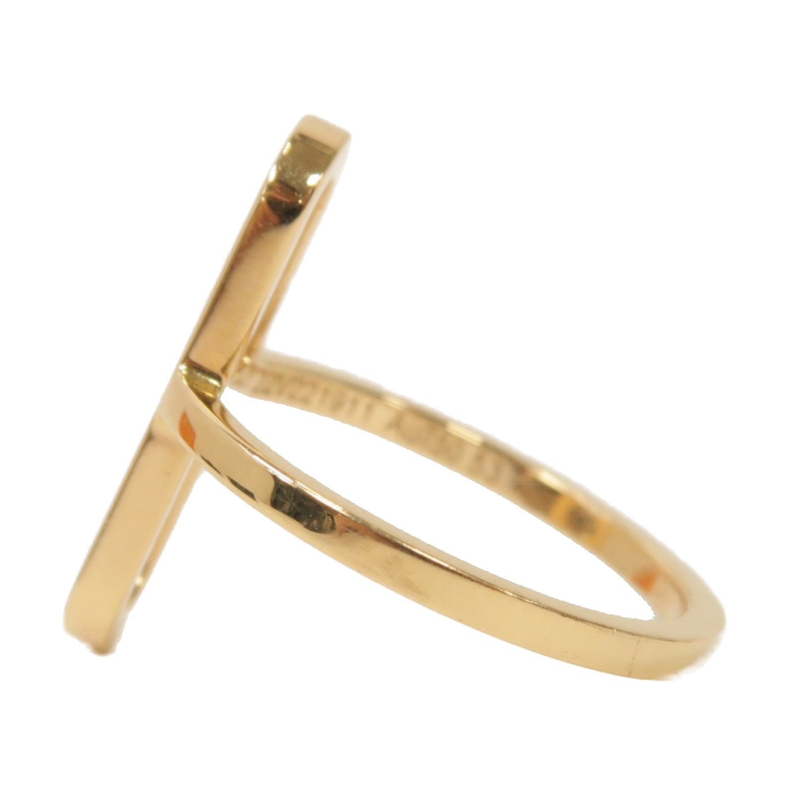 HERMES 18K玫瑰金Ever Chaine D'ancre Ring戒指US#6.5