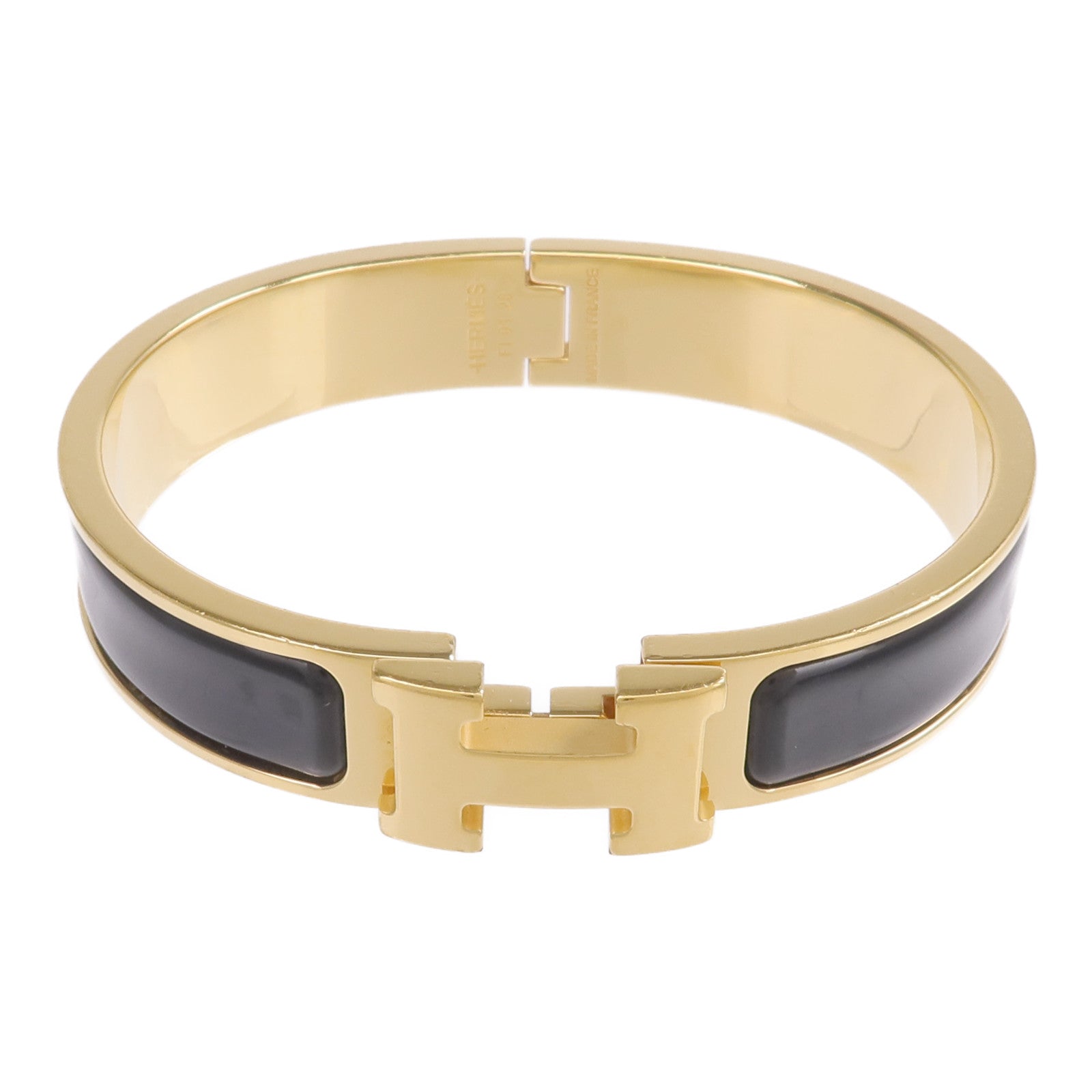 HERMES 金屬/琺瑯Clic H Bracelet手鐲