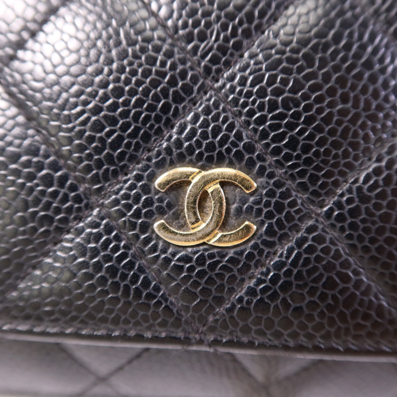 CHANEL 牛皮皮革WOC Wallet On Chain銀扣鏈帶肩背袋