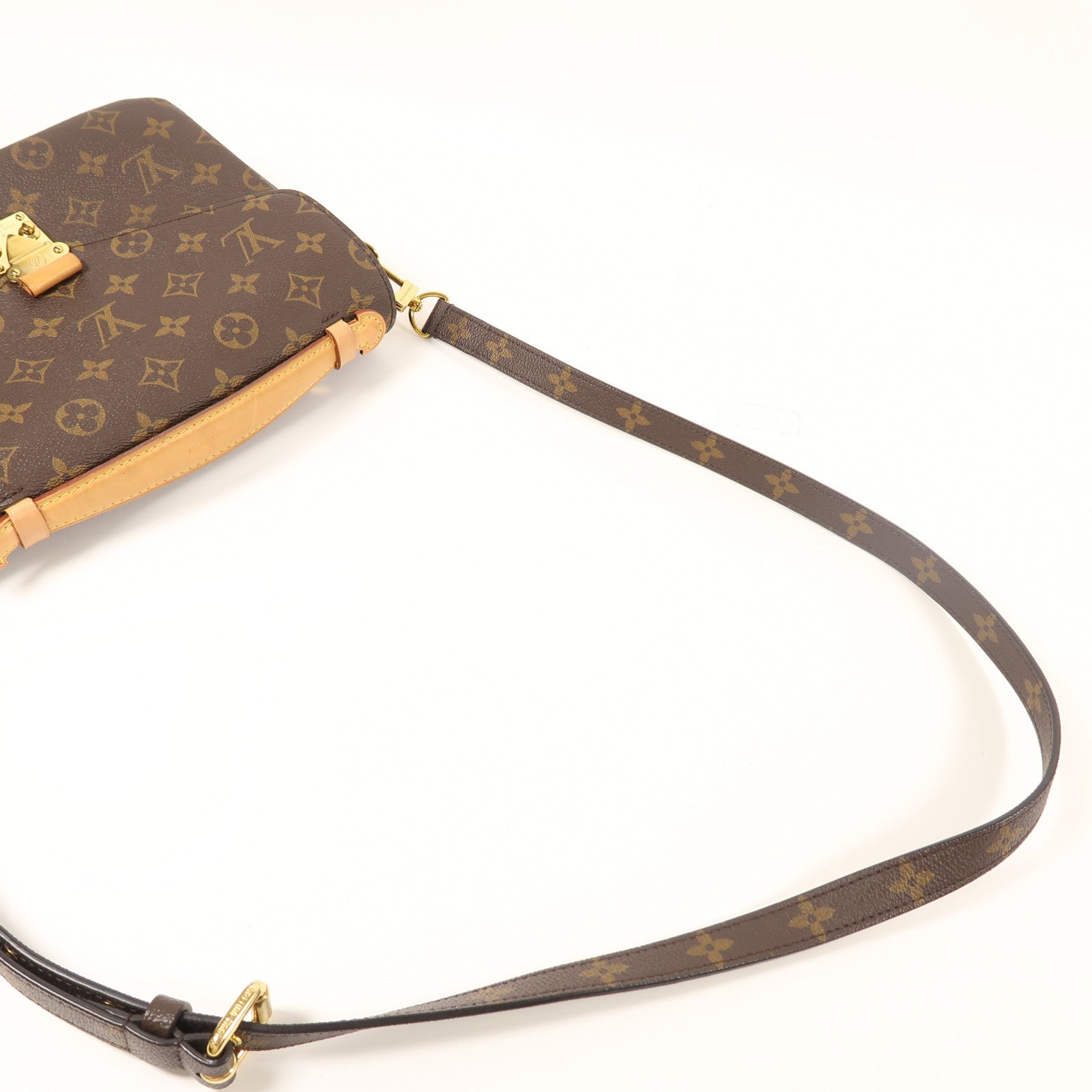 LOUIS VUITTON Monogram Pochette Metis MM金扣手挽肩背兩用袋啡色