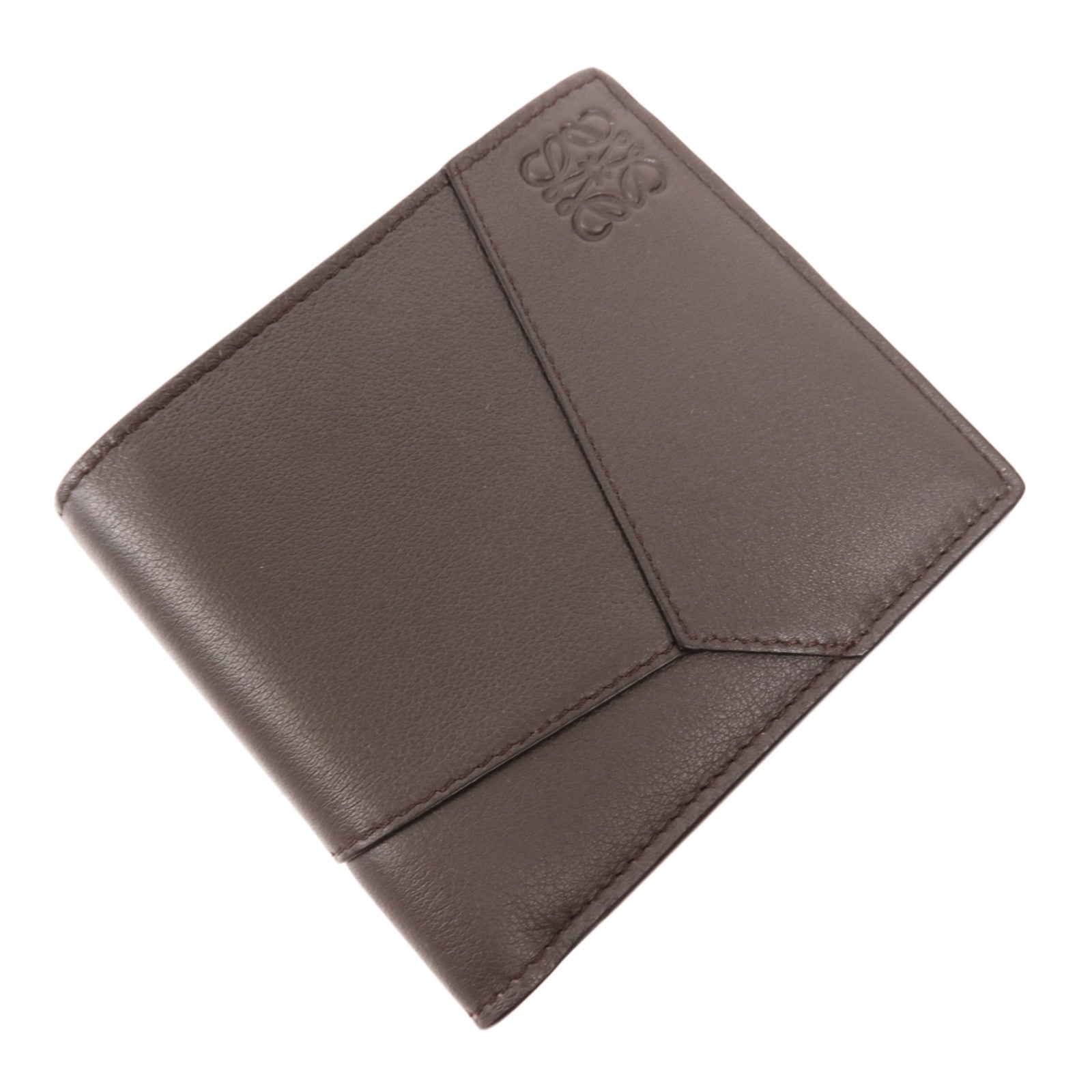 LOEWE 牛皮皮革Puzzle Bifold錢包