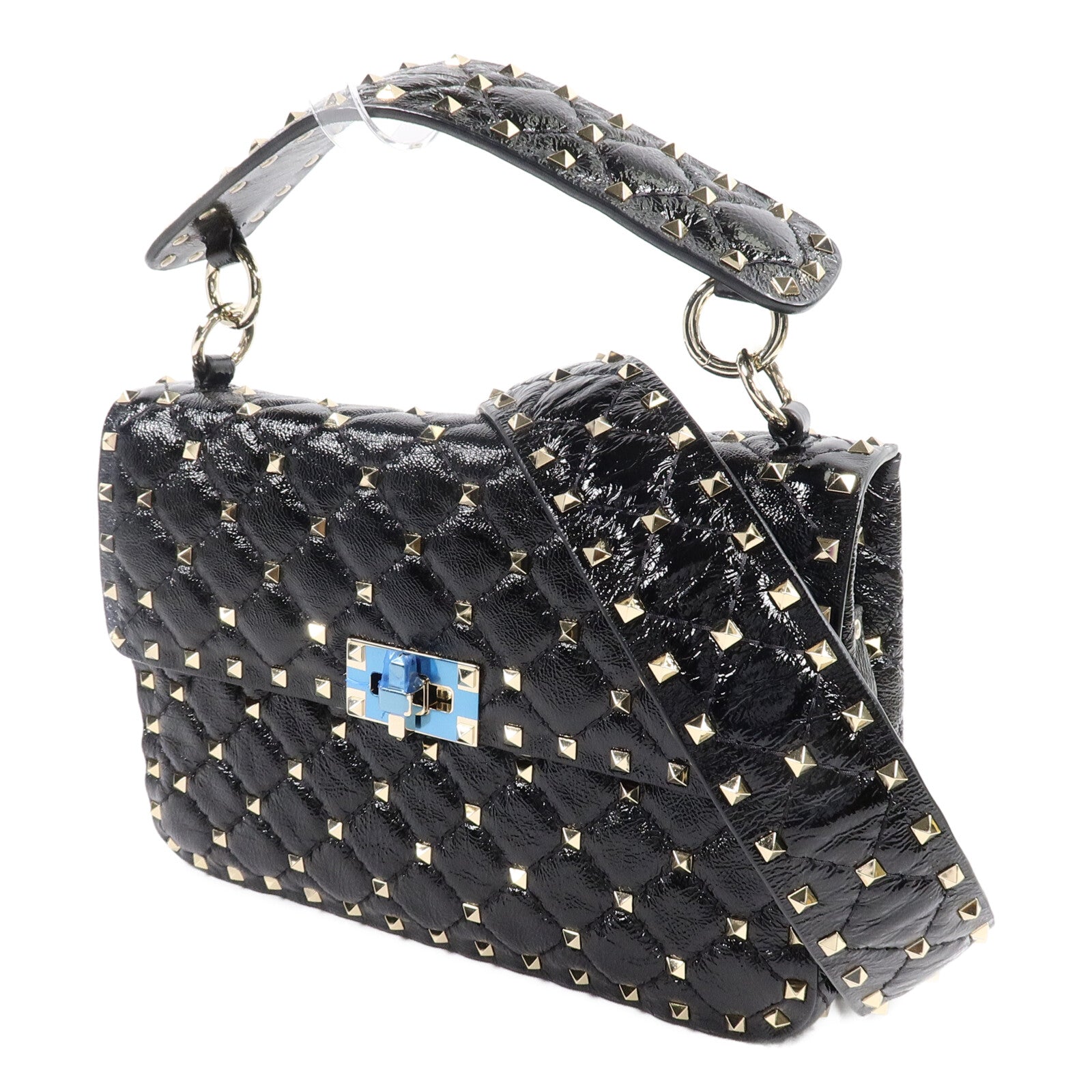 Valentino 牛皮皮革Garavani Rockstud Spike手挽肩背兩用袋