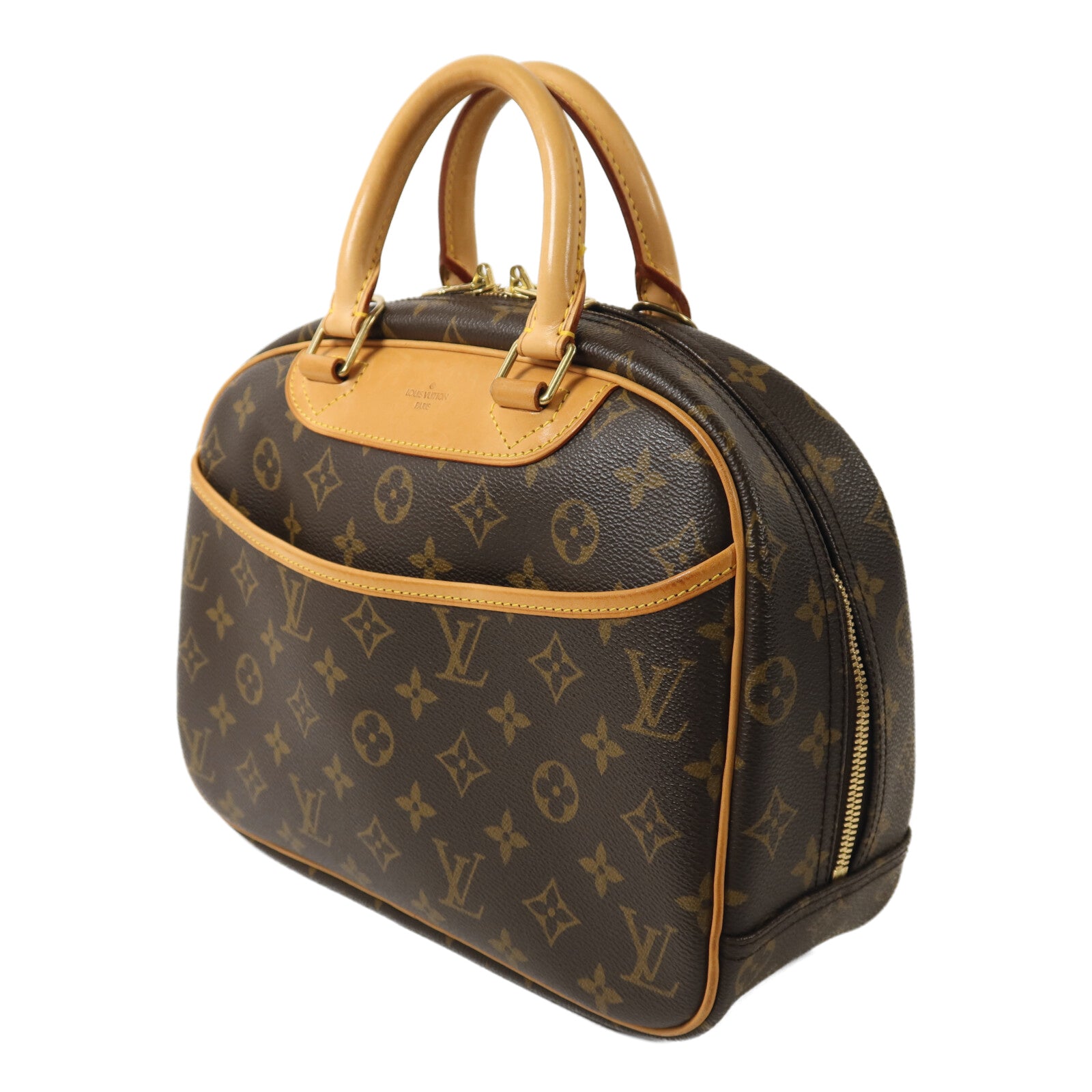LOUIS VUITTON Monogram Deauville金扣手挽袋