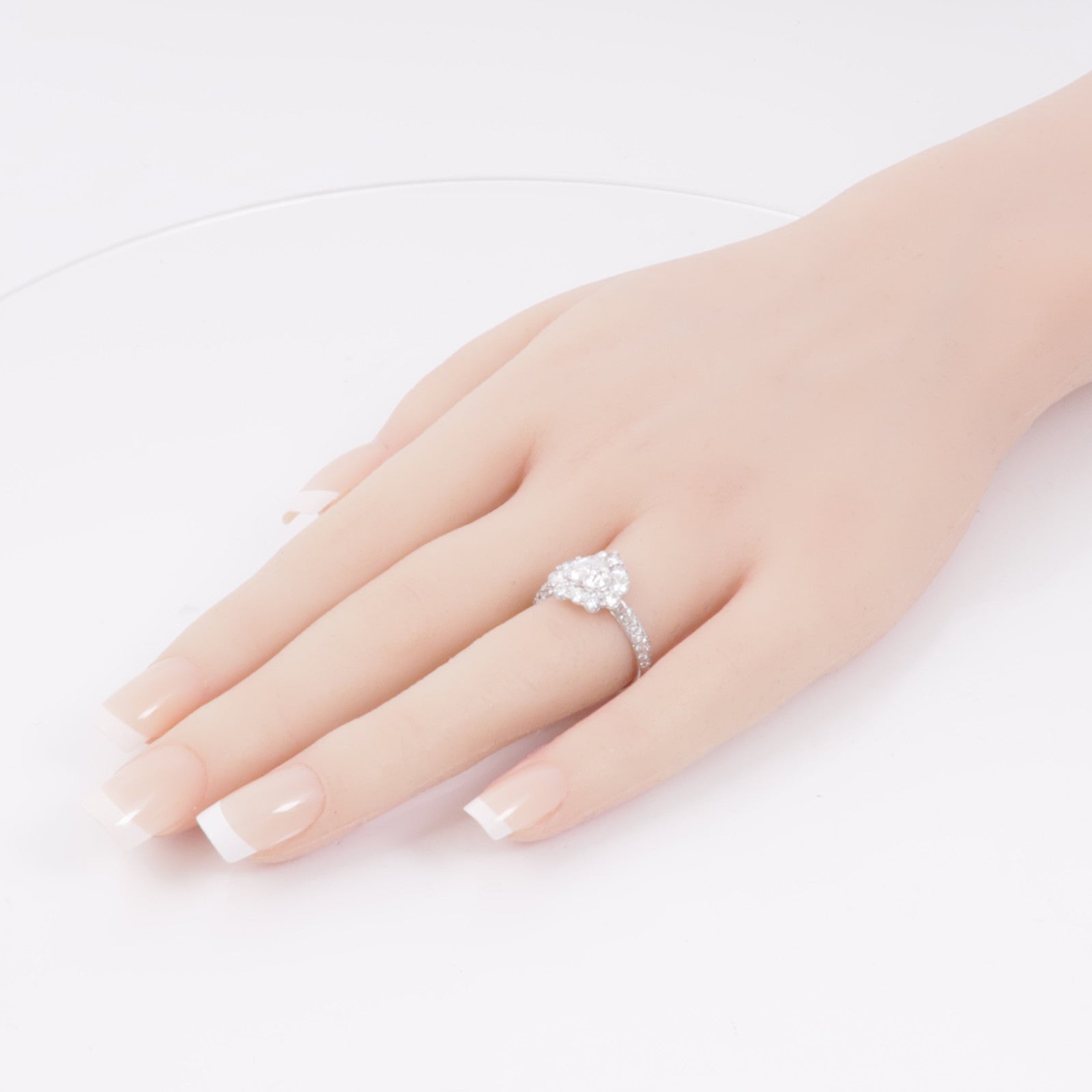 JEWELRY 【激減優惠】PT900鉑金Diamond Ring鑽石戒指US#6.5