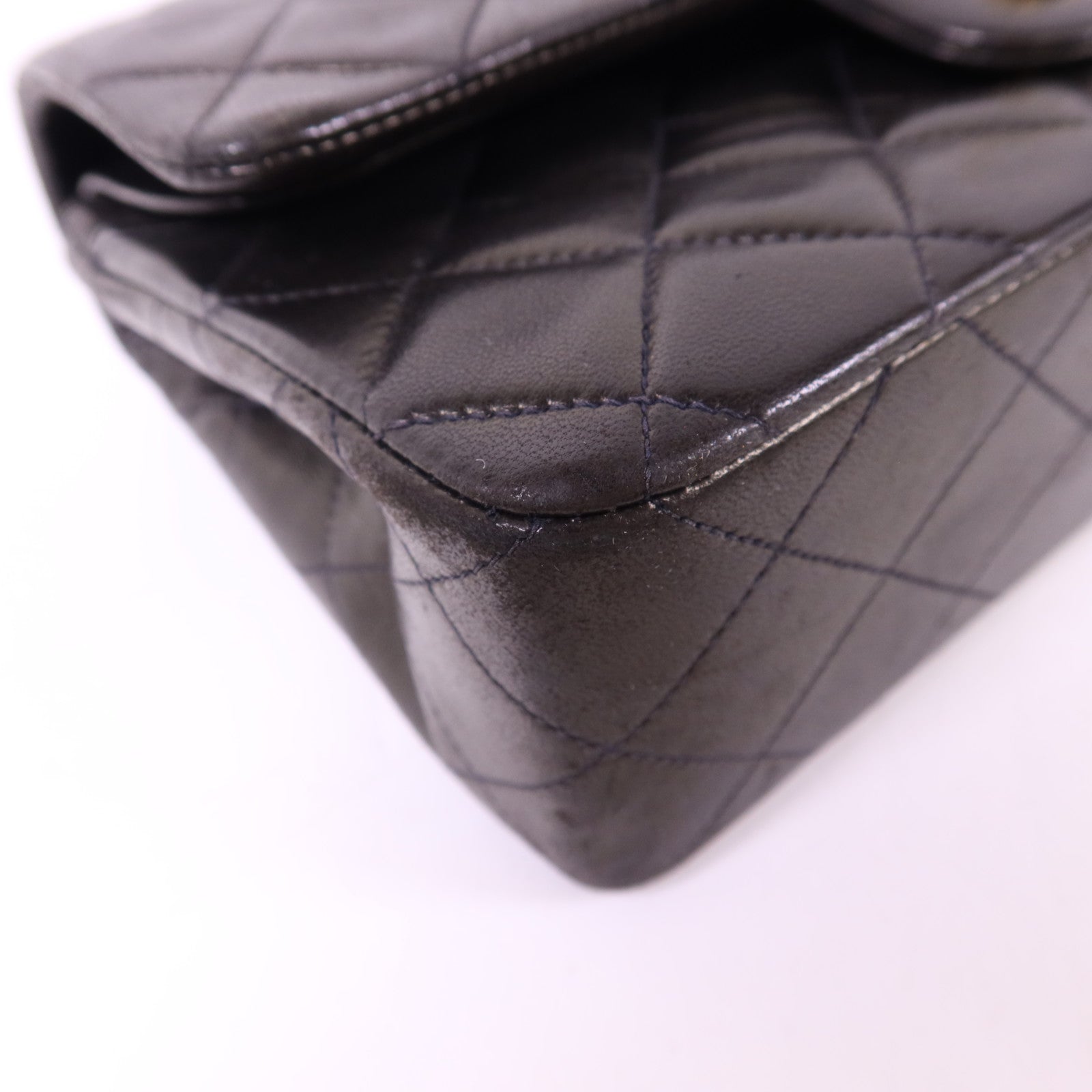 CHANEL 羊皮皮革Classic 23金扣鏈帶肩背袋