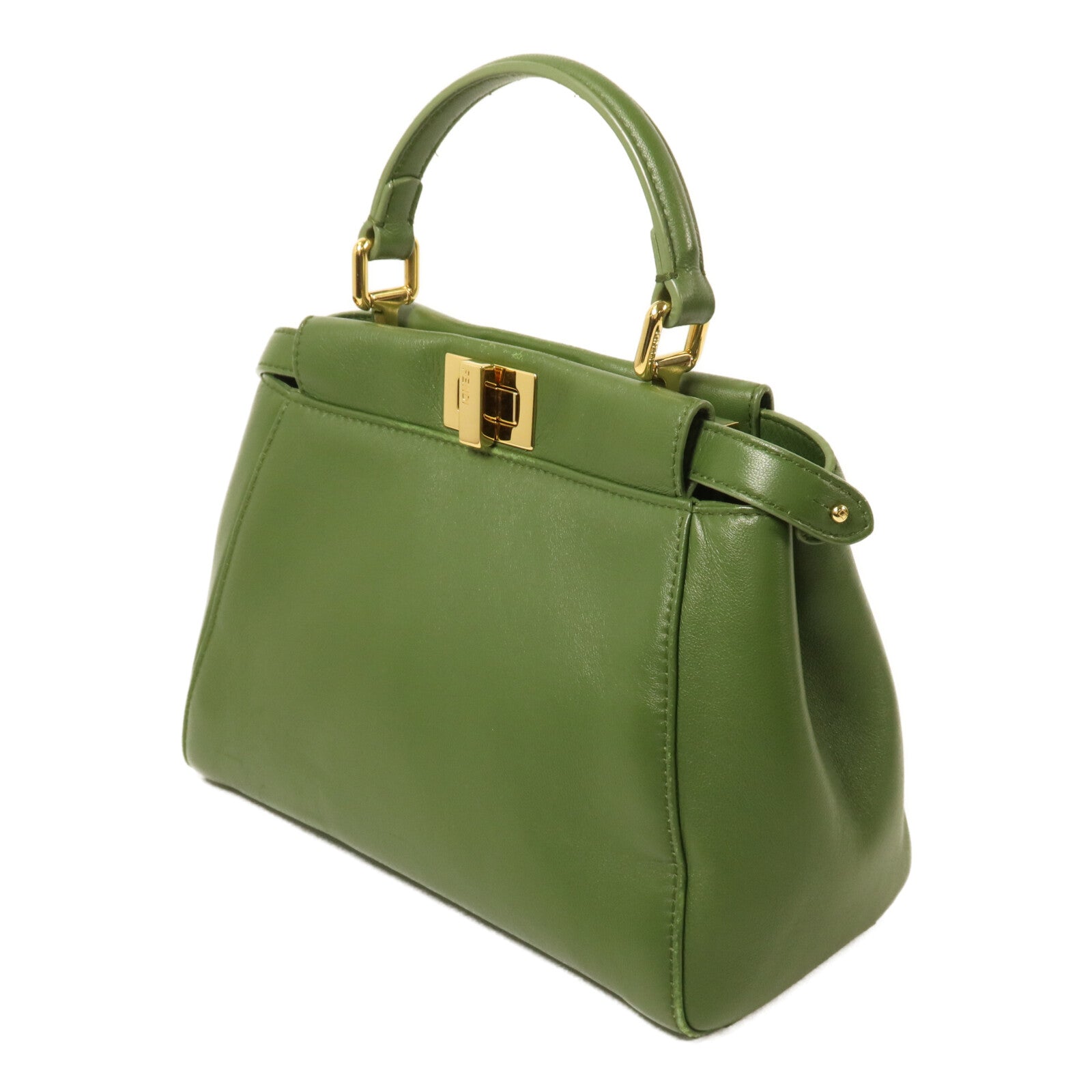 FENDI 羊皮皮革Peekaboo Mini手挽肩背兩用袋