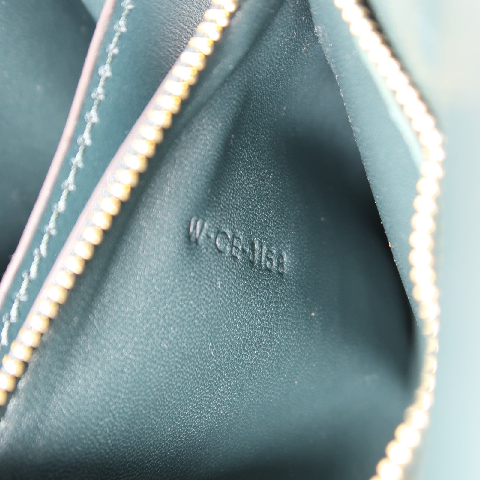 CELINE 牛皮皮革Classic Box金扣肩背袋綠色