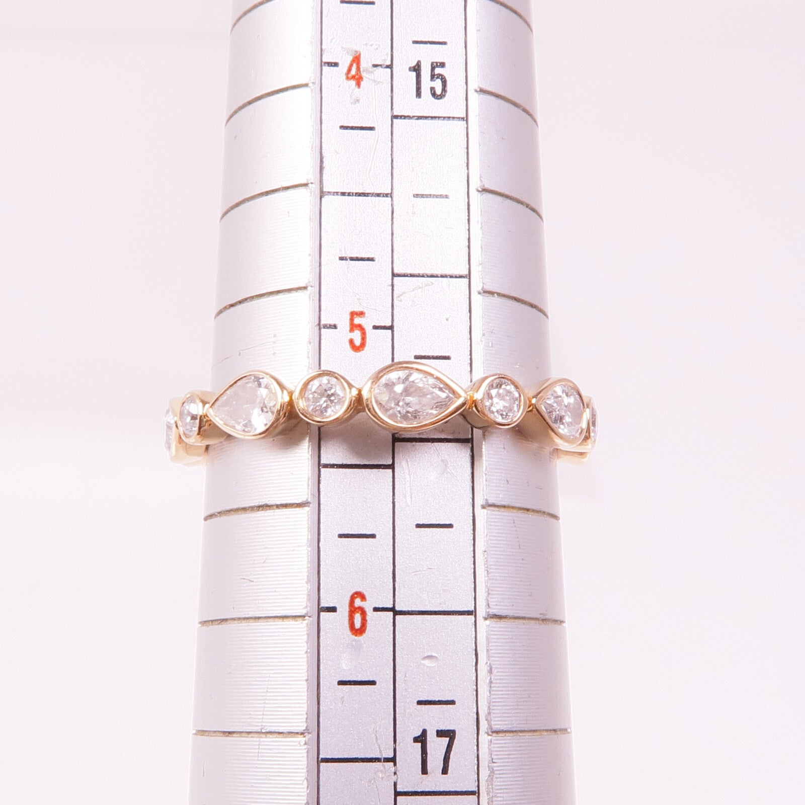 JEWELRY 18K玫瑰金Diamond Ring鑽石戒指US#5.25