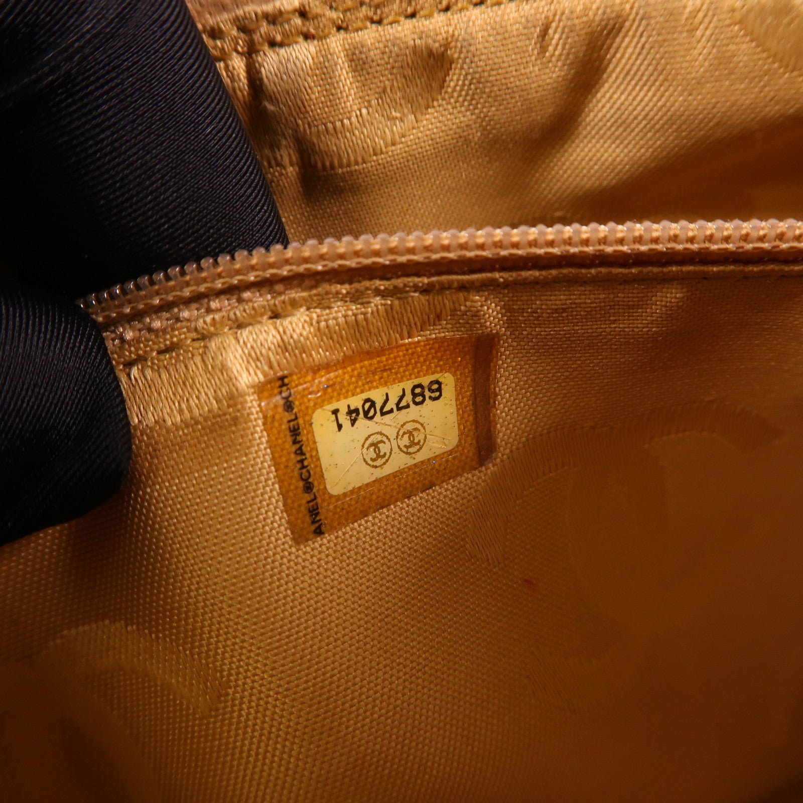 CHANEL 牛皮皮革Vintage Chain Bag金扣鏈帶肩背袋