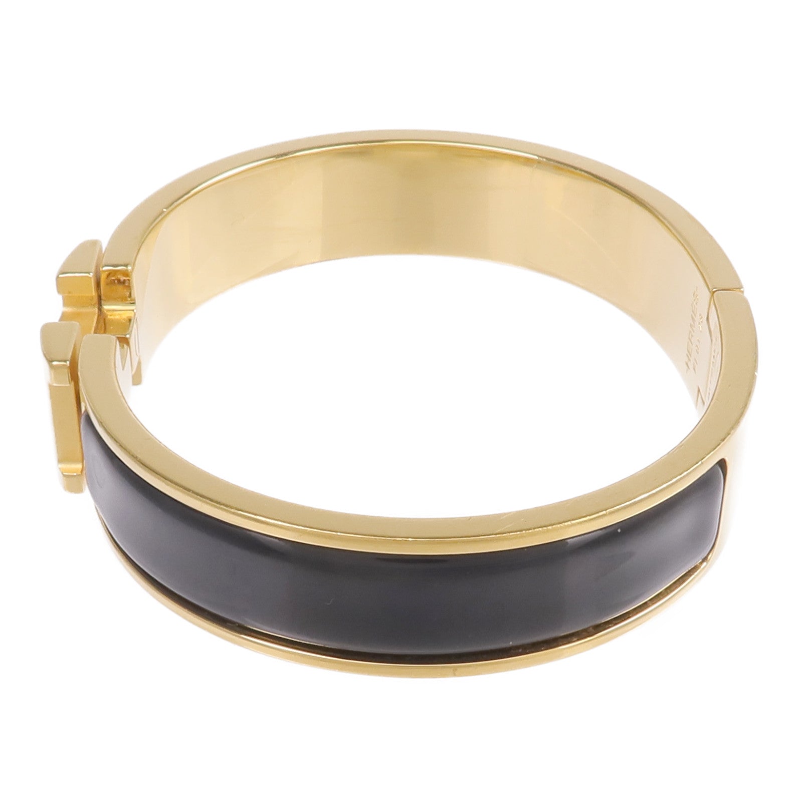 HERMES 金屬/琺瑯Clic H Bracelet手鐲