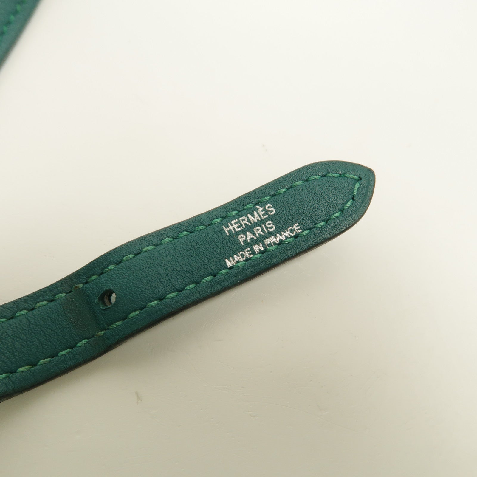 HERMES Swift皮革Mini Halzan手挽肩背兩用袋Vert Verone