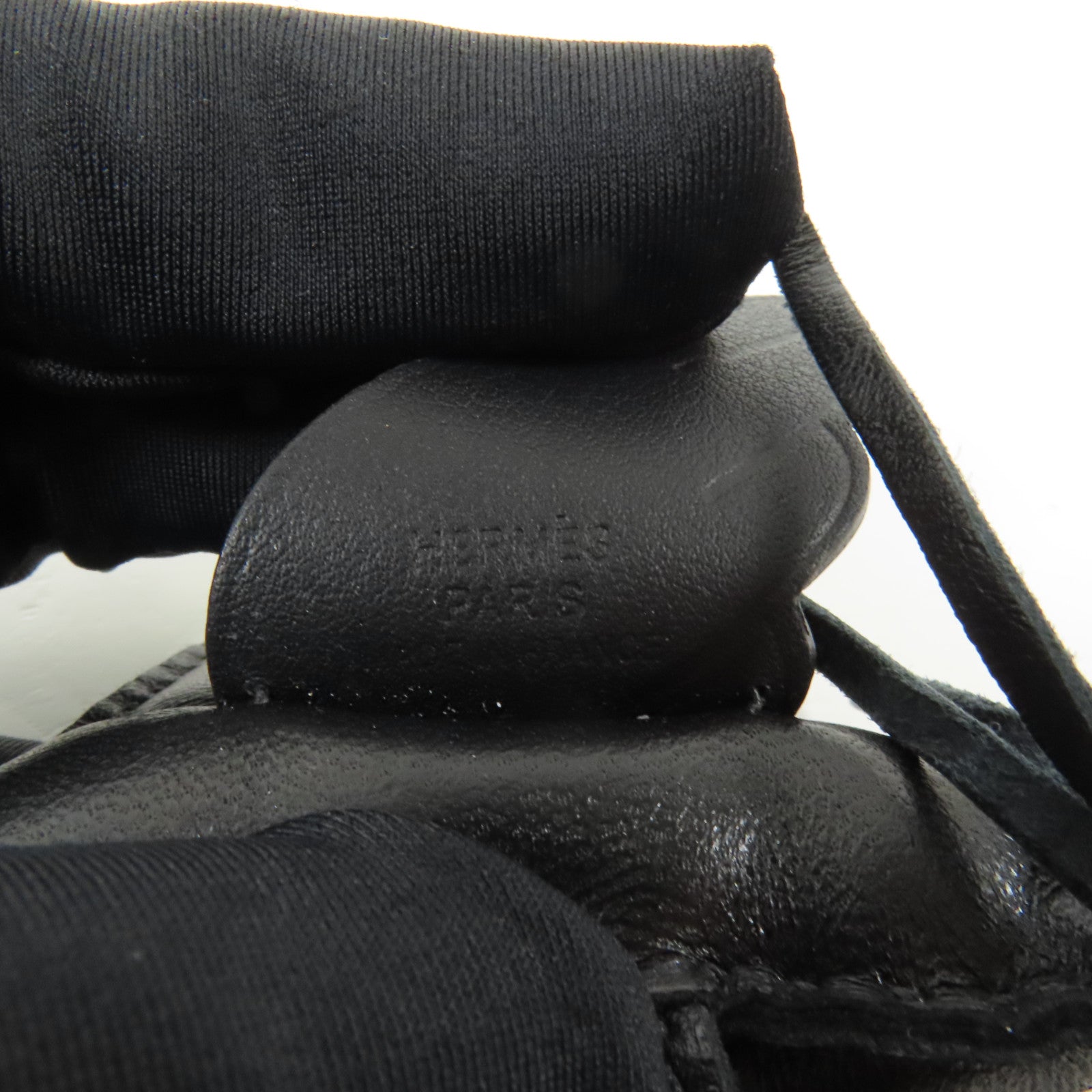 HERMES Milo皮革Rodeo Pegase PM掛飾Noir