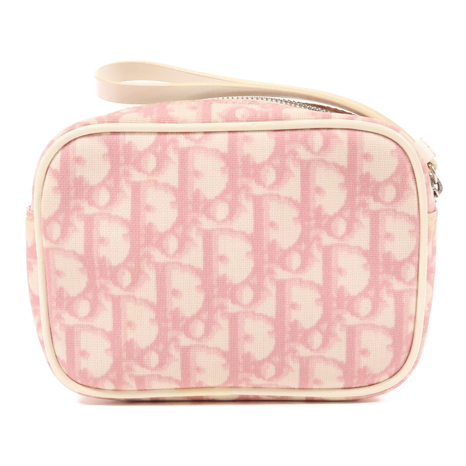 Dior 塗層帆布Clutch銀扣手拿包