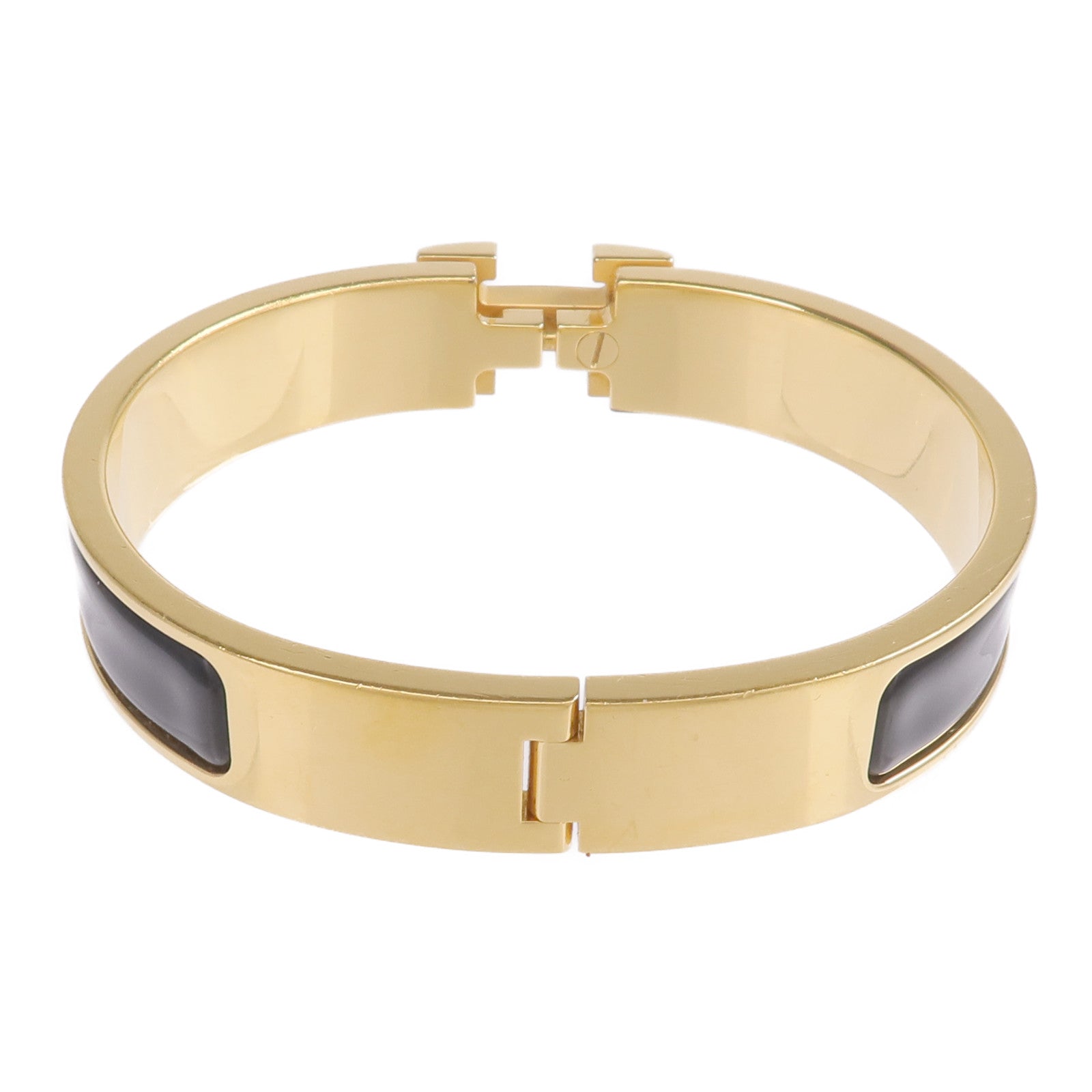 HERMES 金屬/琺瑯Clic H Bracelet手鐲