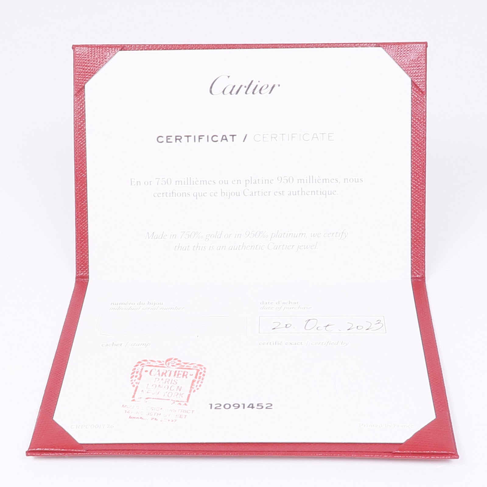 CARTIER 18K白金Love Blaceret Full Diamond Bracelet鑽石手鐲Cartier#17