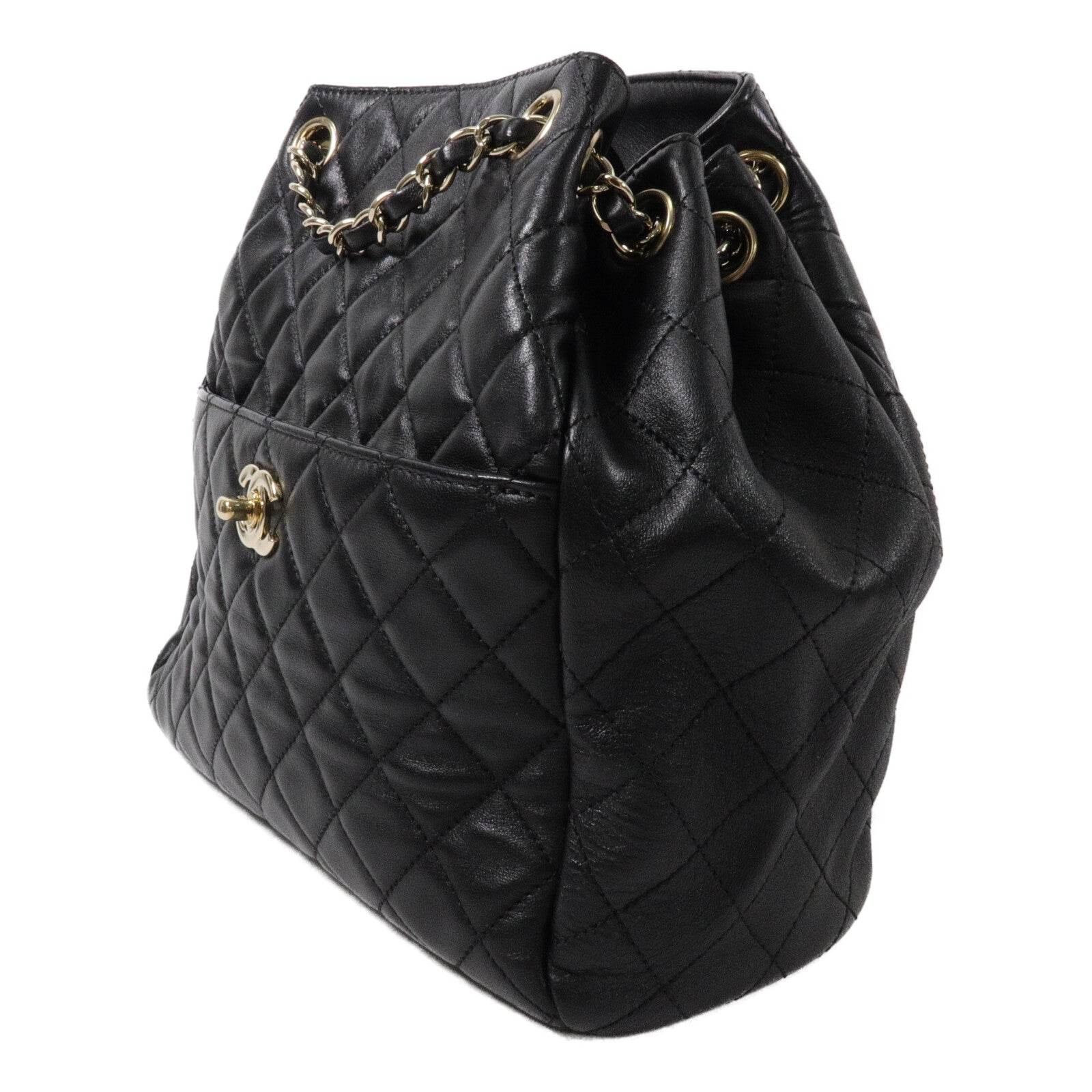 CHANEL 羊皮皮革Chain Shoulder鏈帶肩背袋