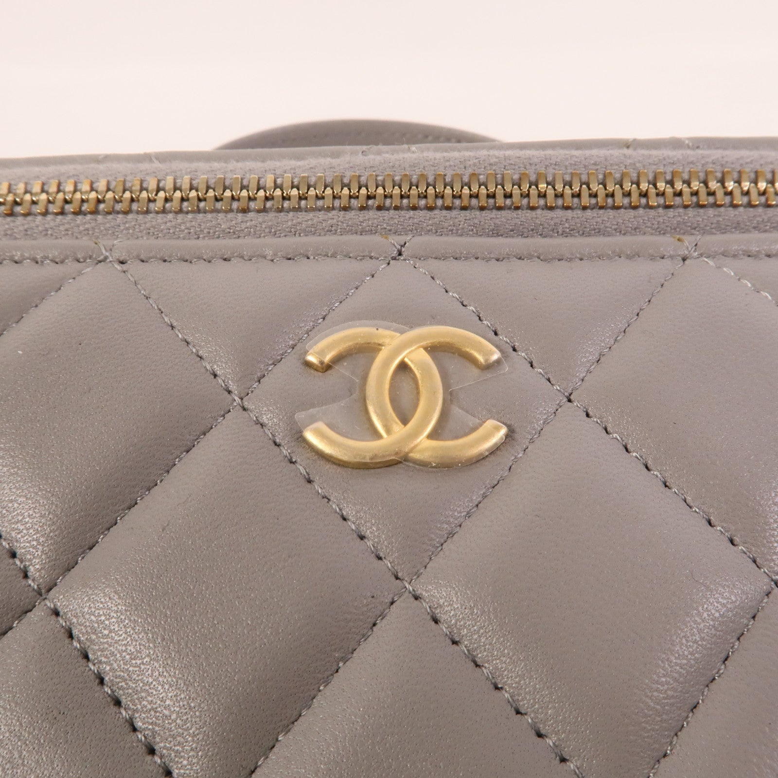 CHANEL 羊皮皮革Top Handle Vanity Case手挽肩背兩用袋