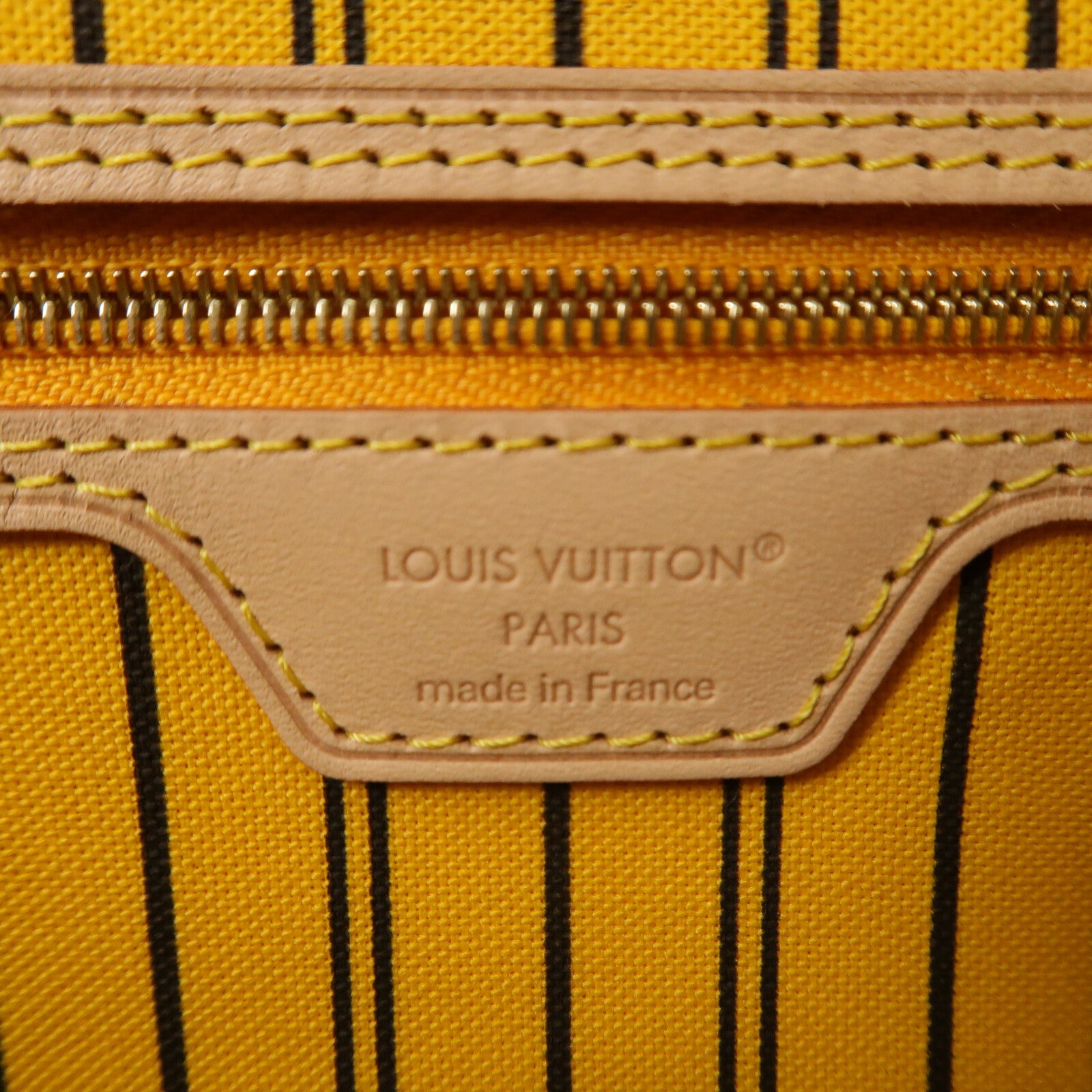 LOUIS VUITTON Monogram Neverfull Inside Out MM手挽肩背兩用袋