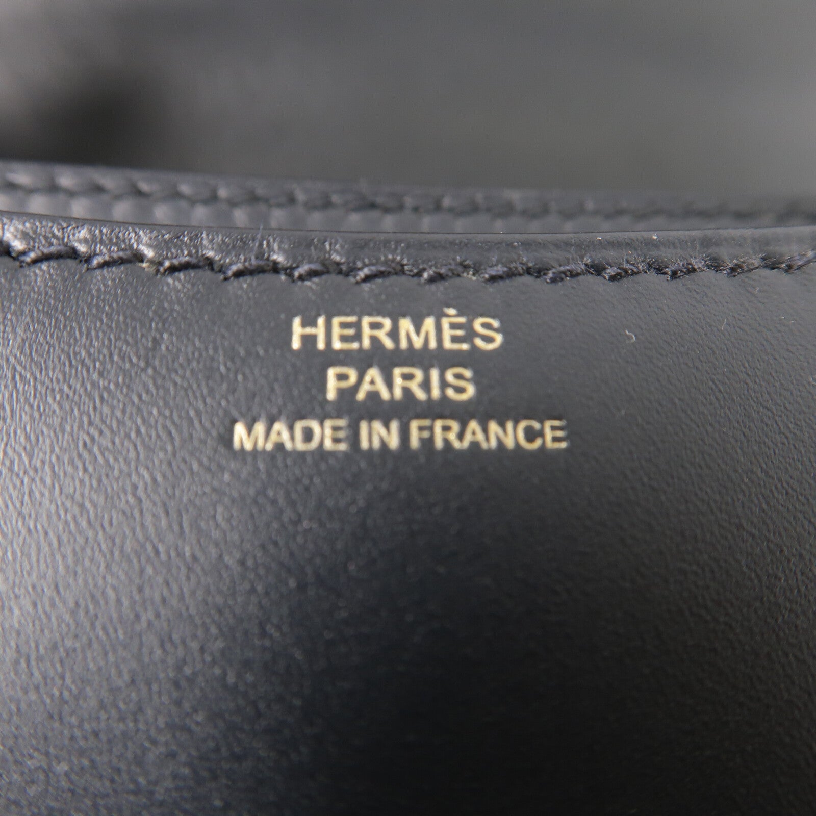 HERMES Swift皮革Constance Mini肩背袋Noir