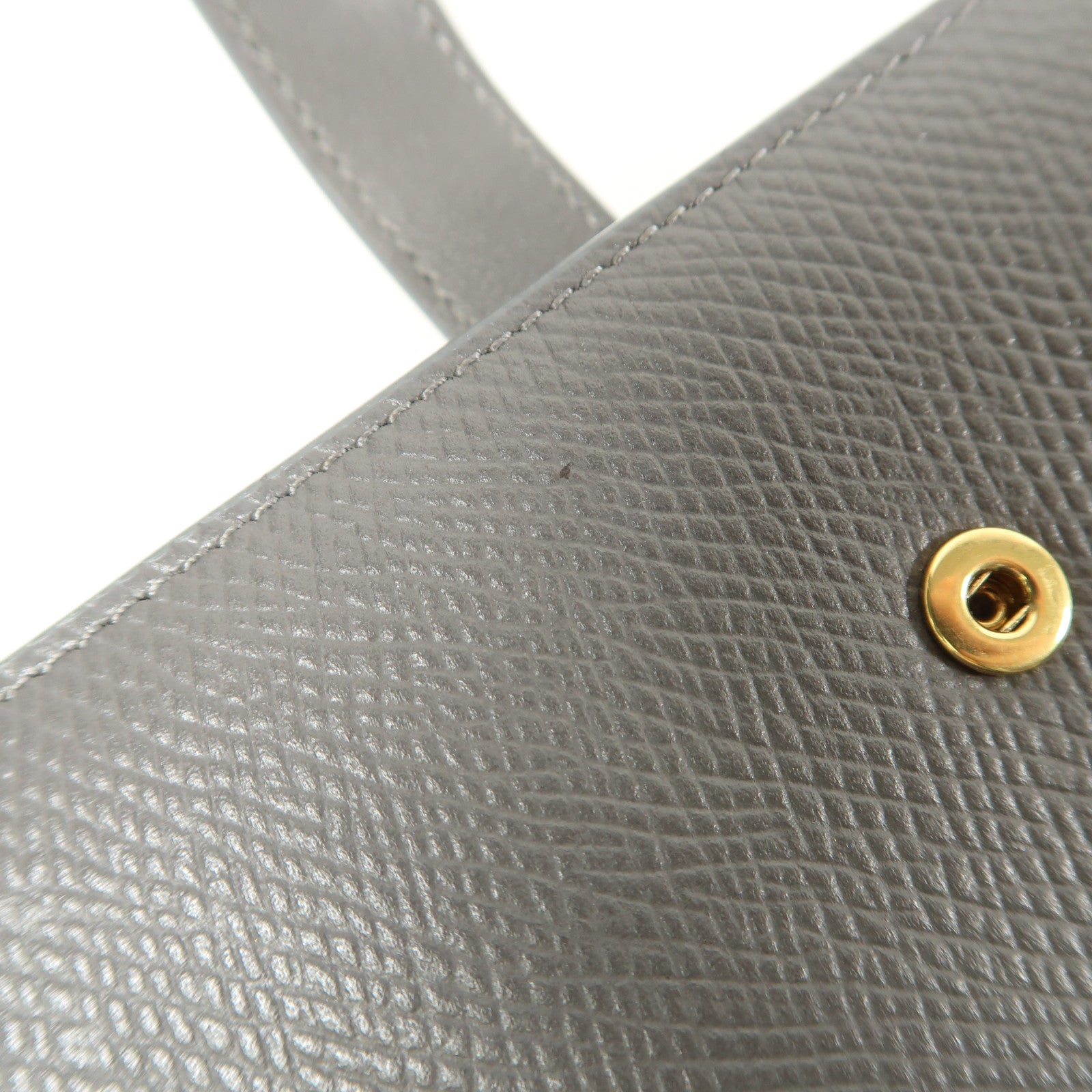 CELINE 牛皮皮革Large Strap Wallet金扣長錢包