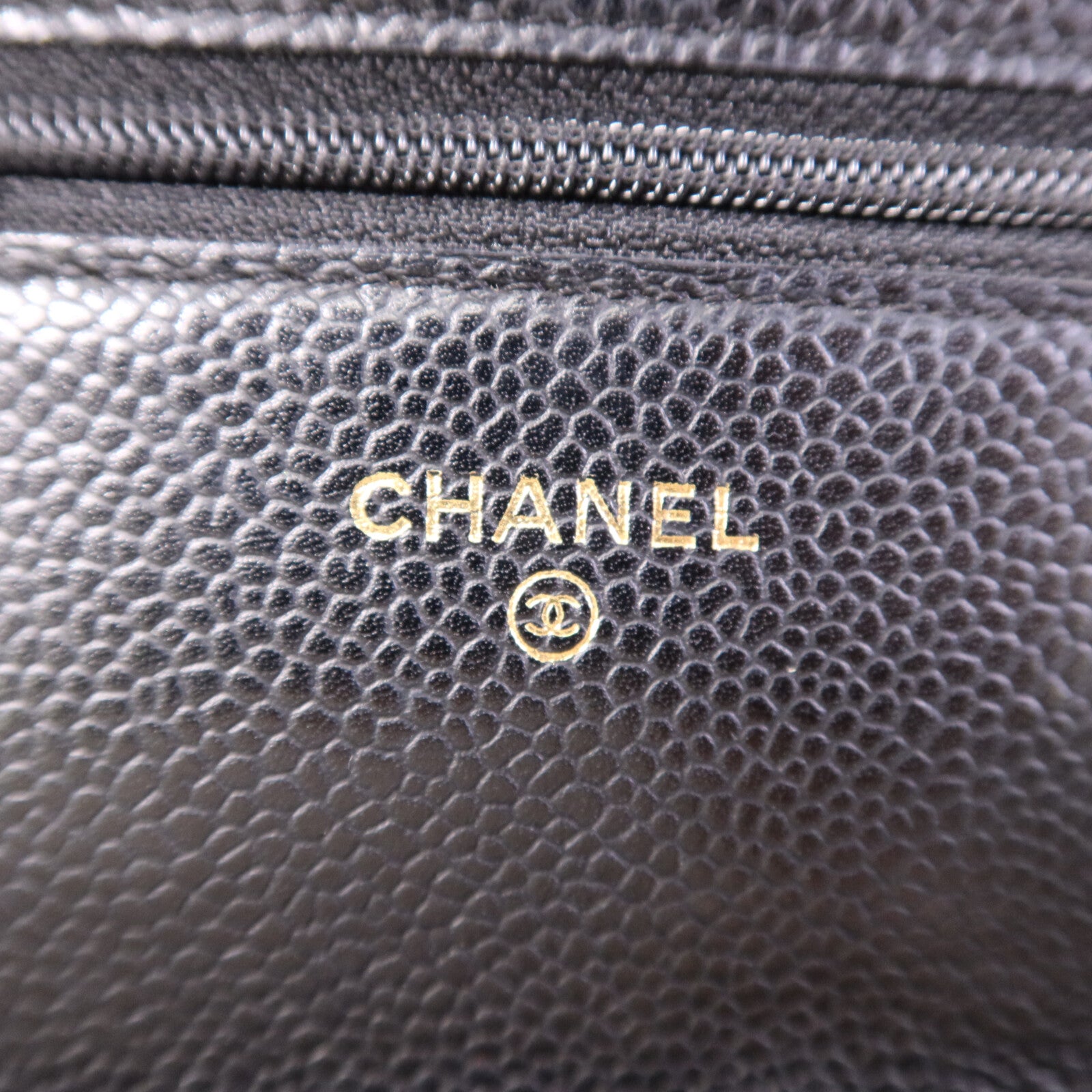 CHANEL 牛皮皮革WOC Wallet On Chain銀扣鏈帶肩背袋