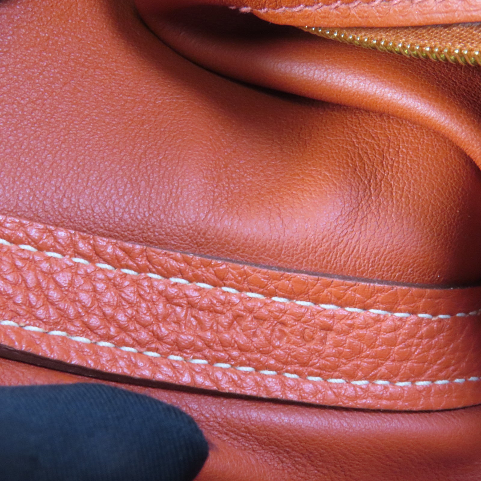 HERMES Togo皮革24/24 29cm金扣手挽肩背兩用袋Sanguine