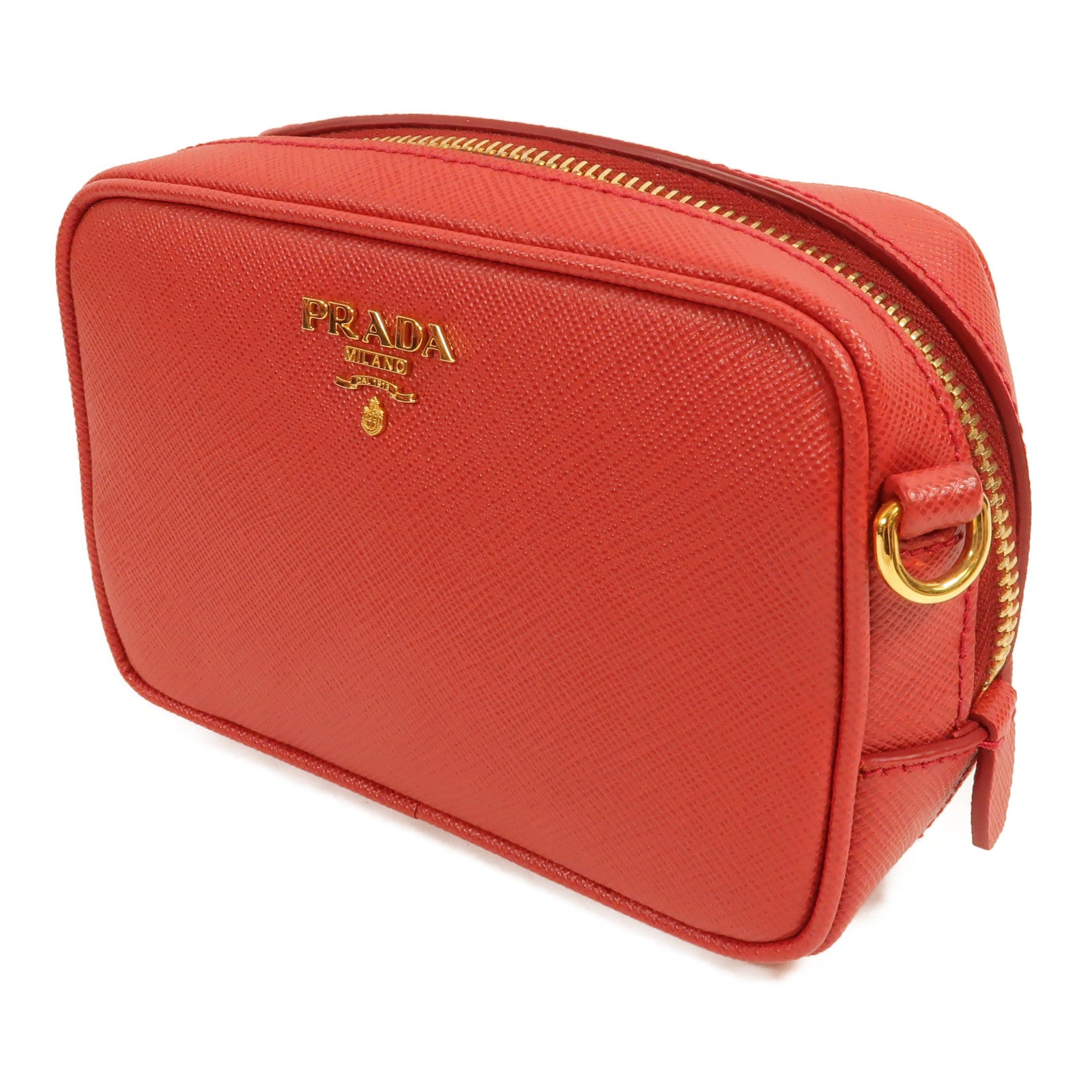 PRADA Saffiano皮革Shoulder Bag肩背袋
