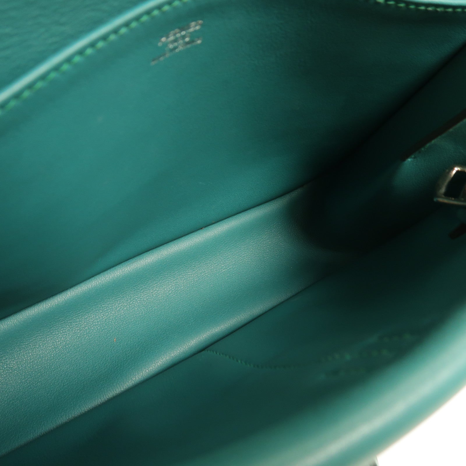 HERMES Swift皮革Mini Halzan手挽肩背兩用袋Vert Verone