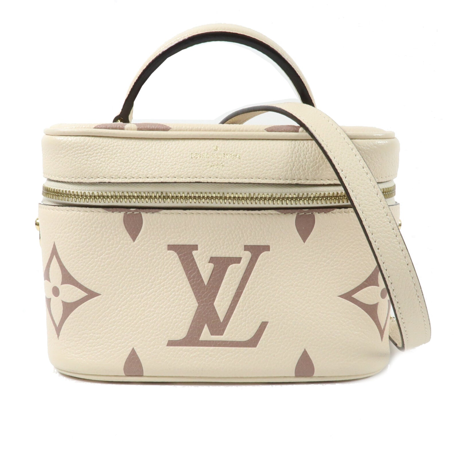 LOUIS VUITTON Monogram Empreinte Vanity PM金扣手挽肩背兩用袋