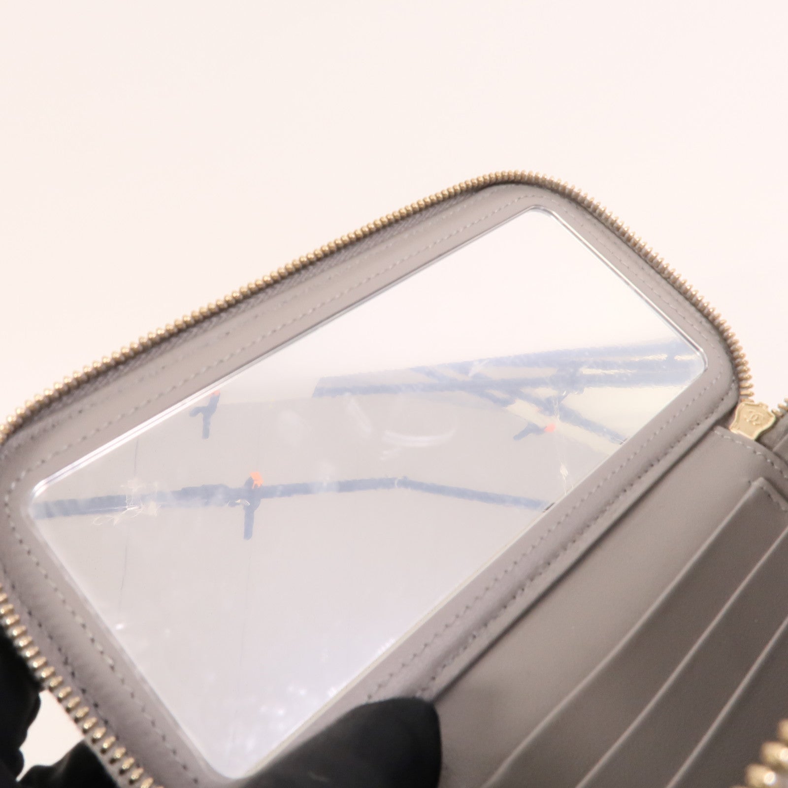 CHANEL 羊皮皮革Top Handle Vanity Case手挽肩背兩用袋