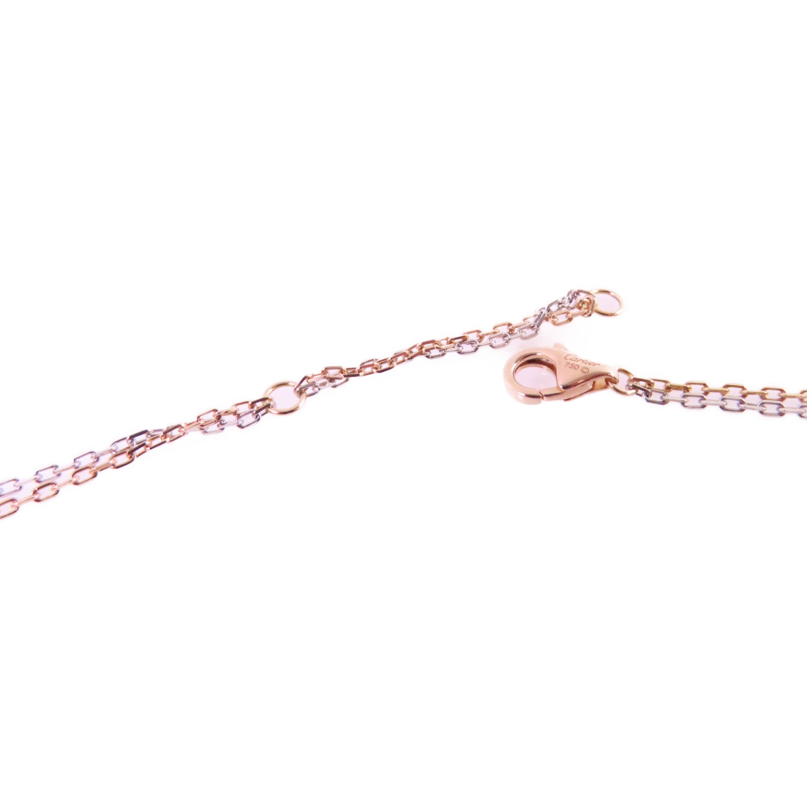 CARTIER 18K玫瑰金/黃金/白金/鑽石Love Diamond Nacklace項鏈