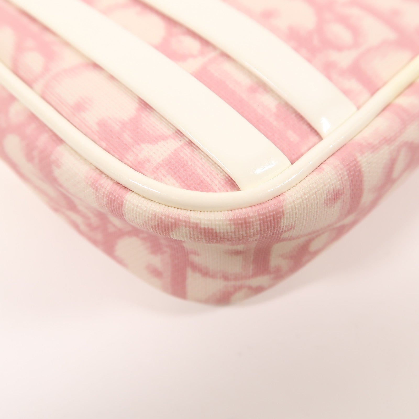 Dior 塗層帆布Clutch銀扣手拿包