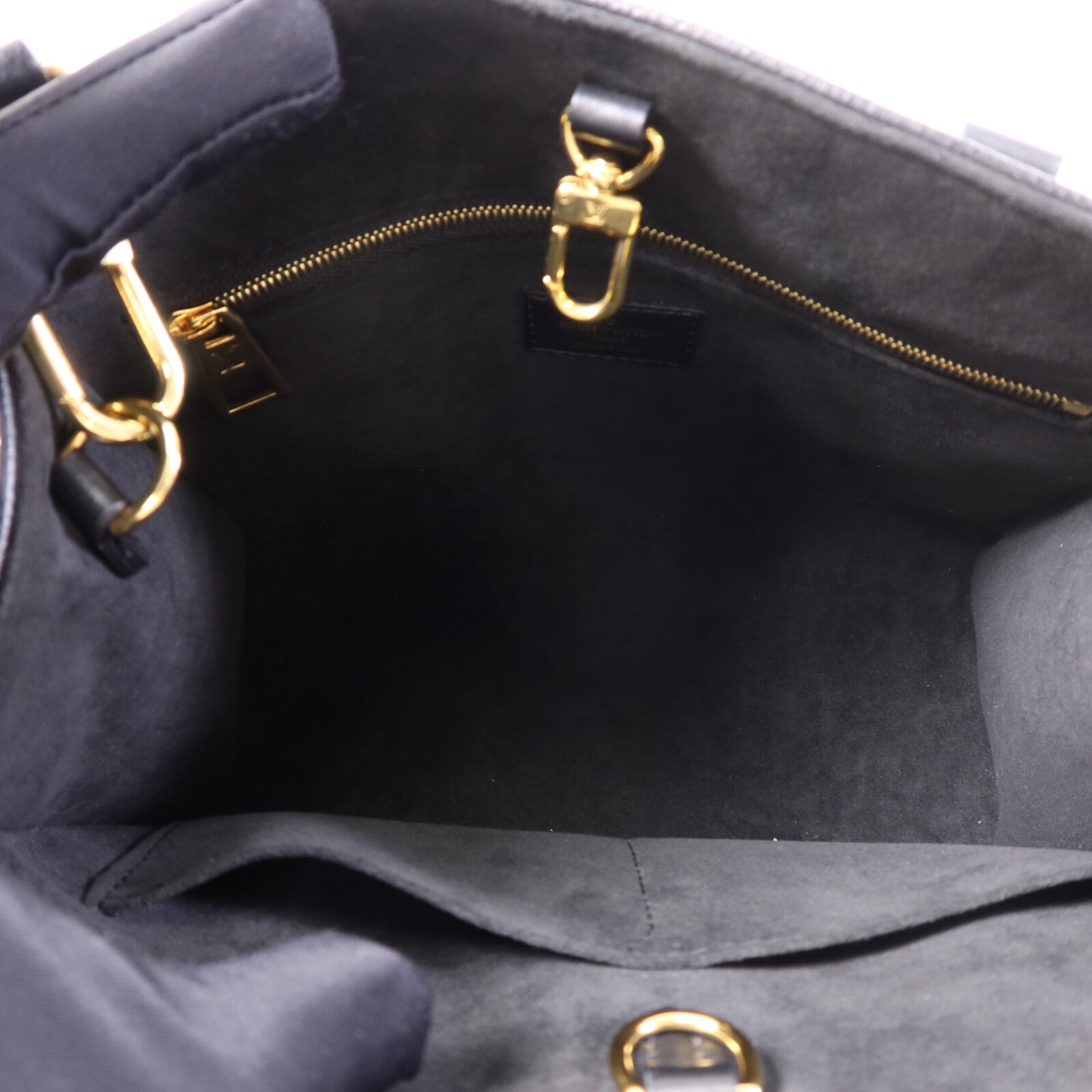 LOUIS VUITTON Monogram Empreinte OnTheGo PM金扣手挽肩背兩用袋