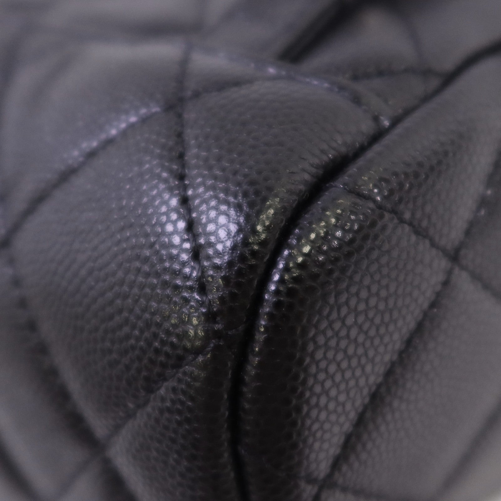 CHANEL 牛皮皮革Backpack金扣鏈帶背包