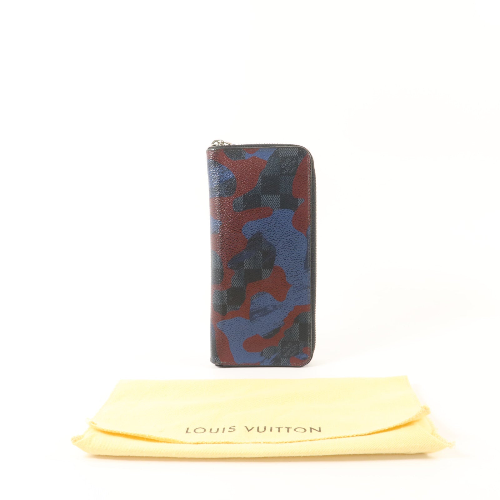 LOUIS VUITTON Damier Cobalt Zippy Wallet Vertical長錢包