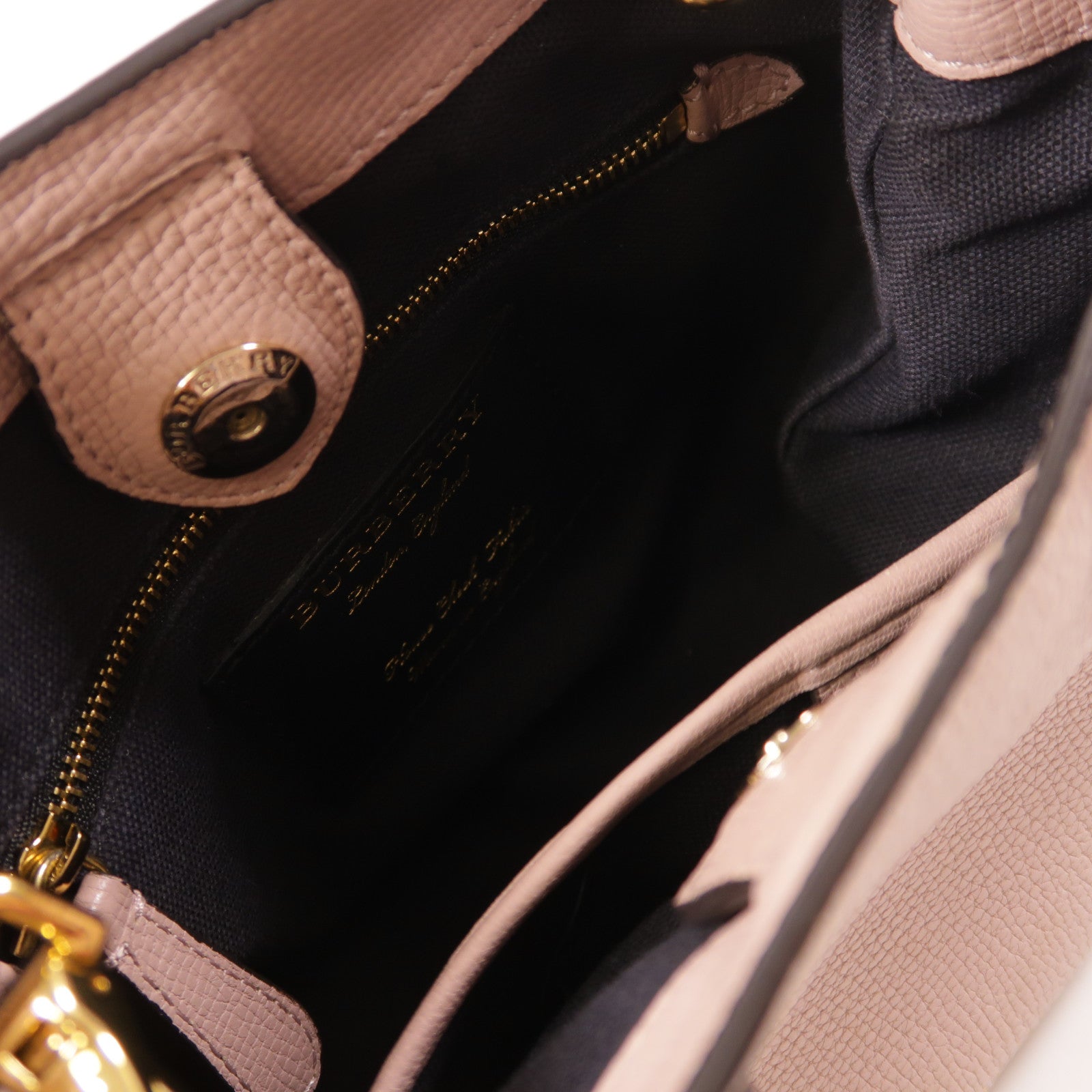 BURBERRY 皮革/帆布2 Way Bag手挽肩背兩用袋