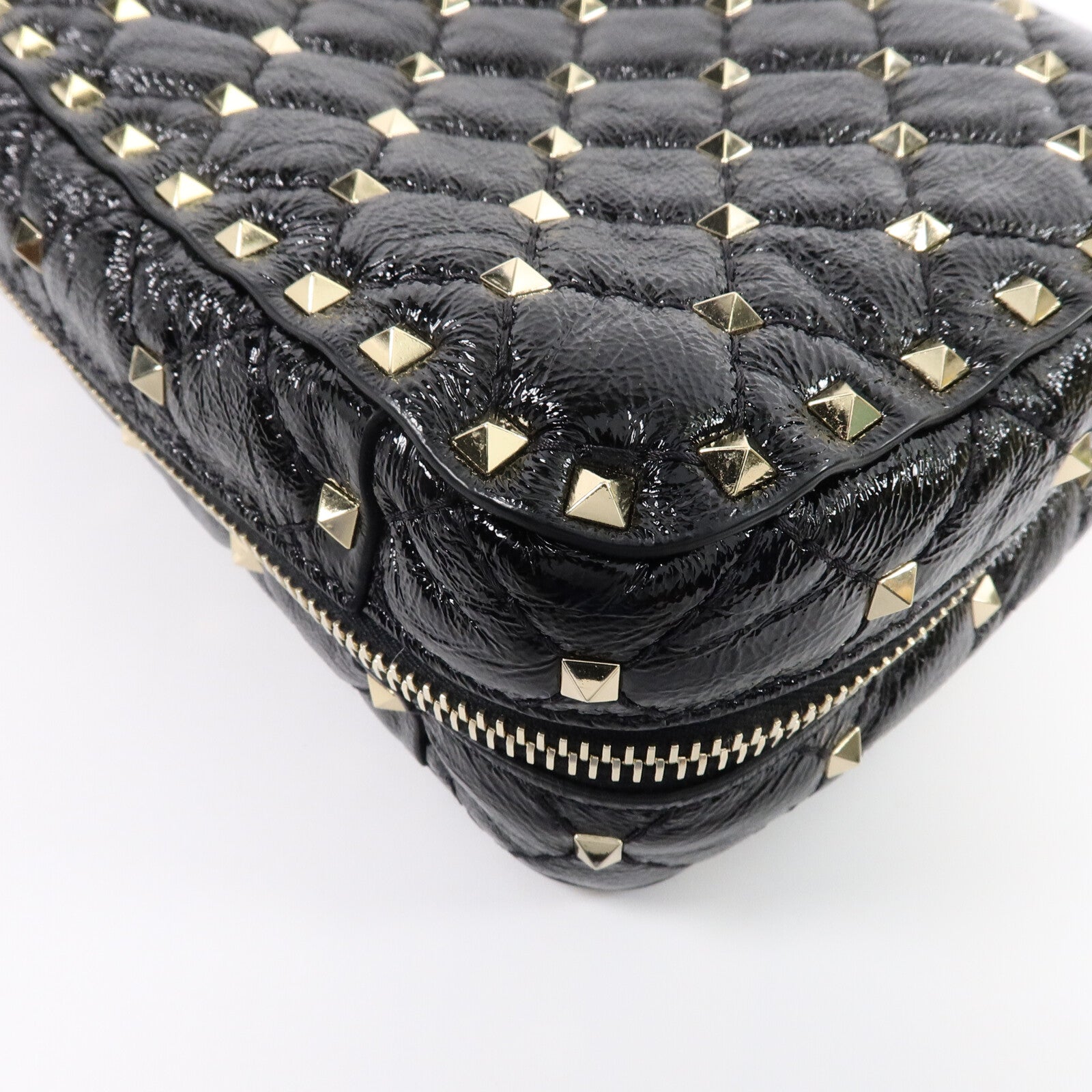Valentino 牛皮皮革Garavani Rockstud Spike手挽肩背兩用袋