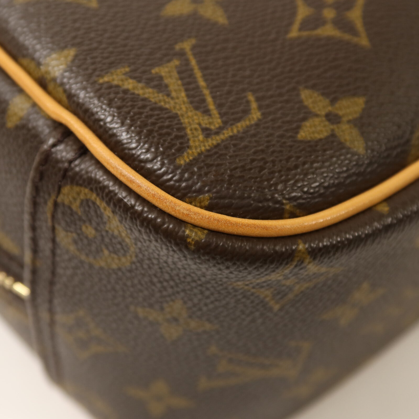 LOUIS VUITTON Monogram Deauville金扣手挽袋