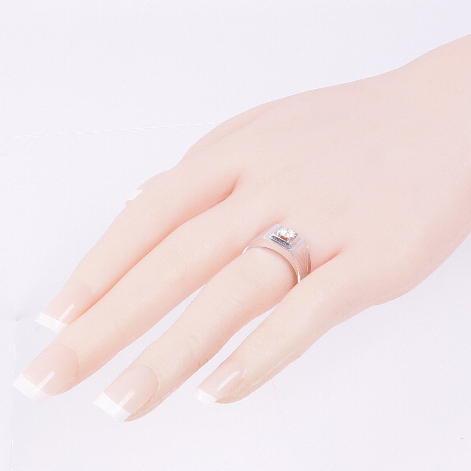 JEWELRY 18K白金Diamond Ring鑽石戒指US#8