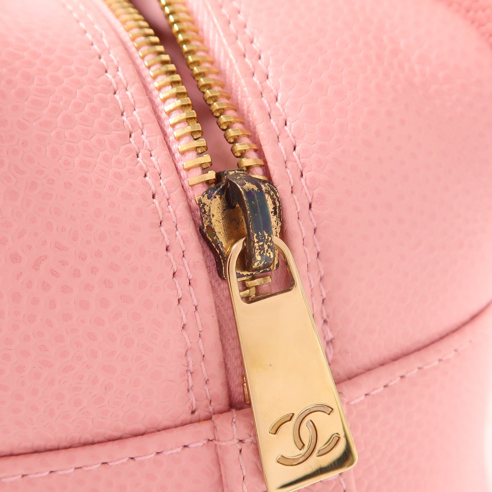 CHANEL 牛皮皮革Chain Shoulder金扣鏈帶肩背袋