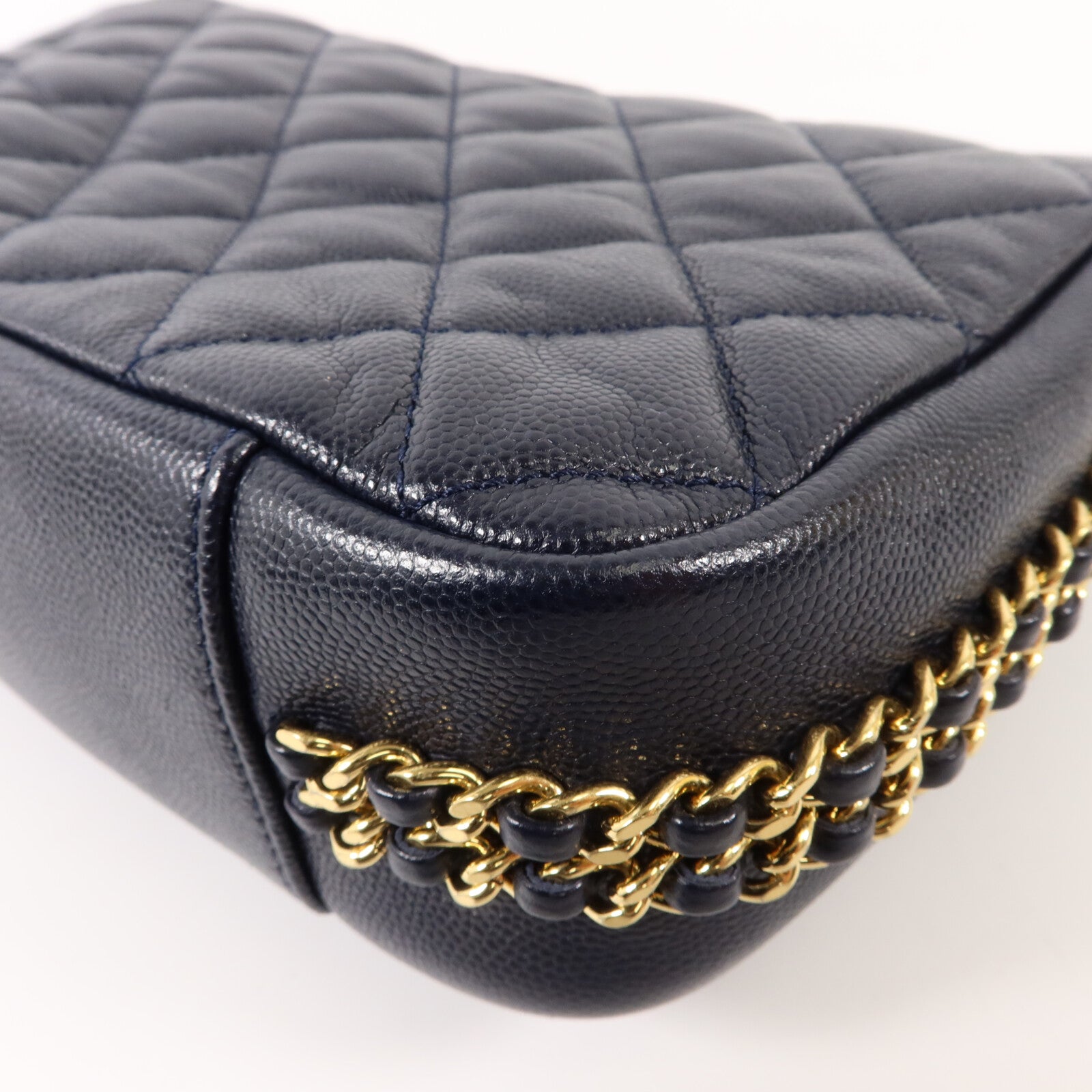 CHANEL 牛皮皮革Chain Shoulder鏈帶肩背袋