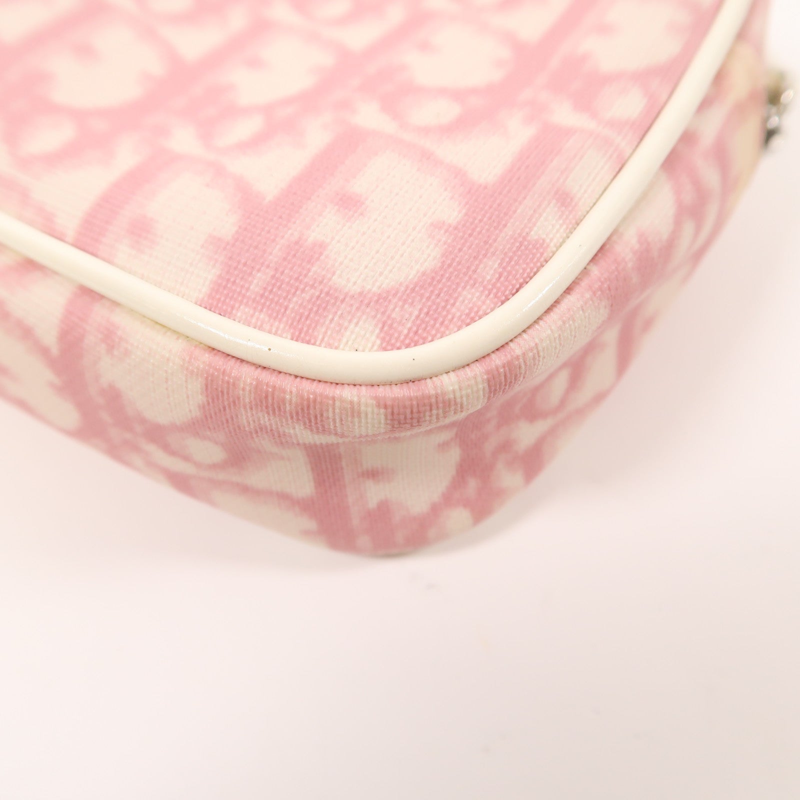 Dior 塗層帆布Clutch銀扣手拿包