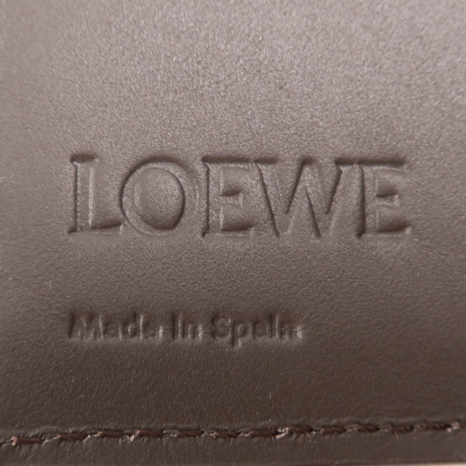 LOEWE 牛皮皮革Puzzle Bifold錢包