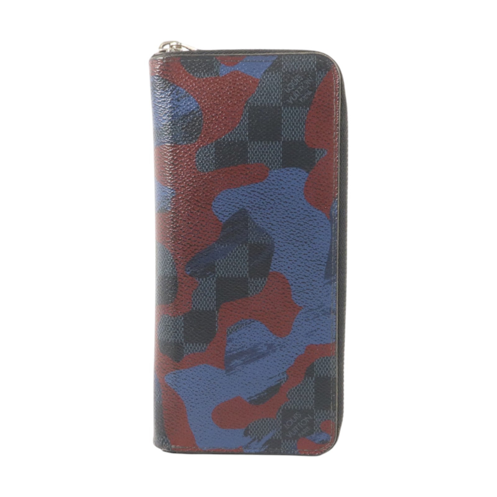 LOUIS VUITTON Damier Cobalt Zippy Wallet Vertical長錢包