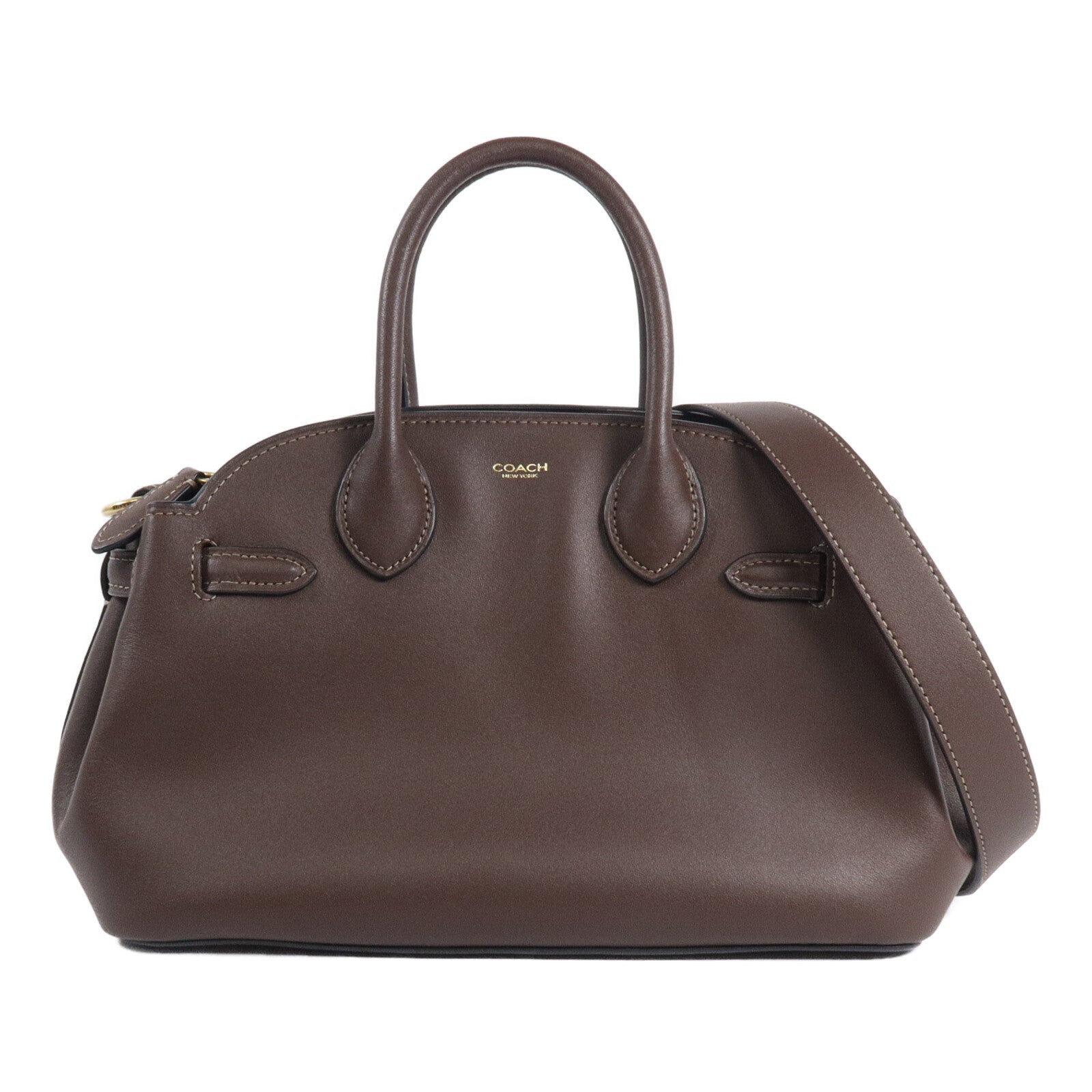 COACH 牛皮皮革2 Way Shoulder手挽肩背兩用袋