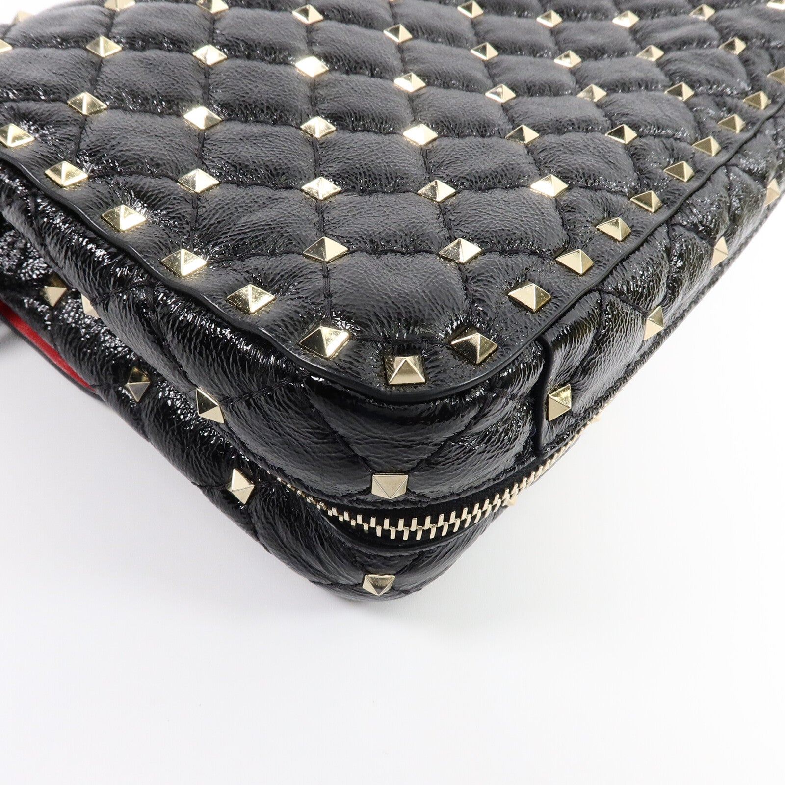 Valentino 牛皮皮革Garavani Rockstud Spike手挽肩背兩用袋