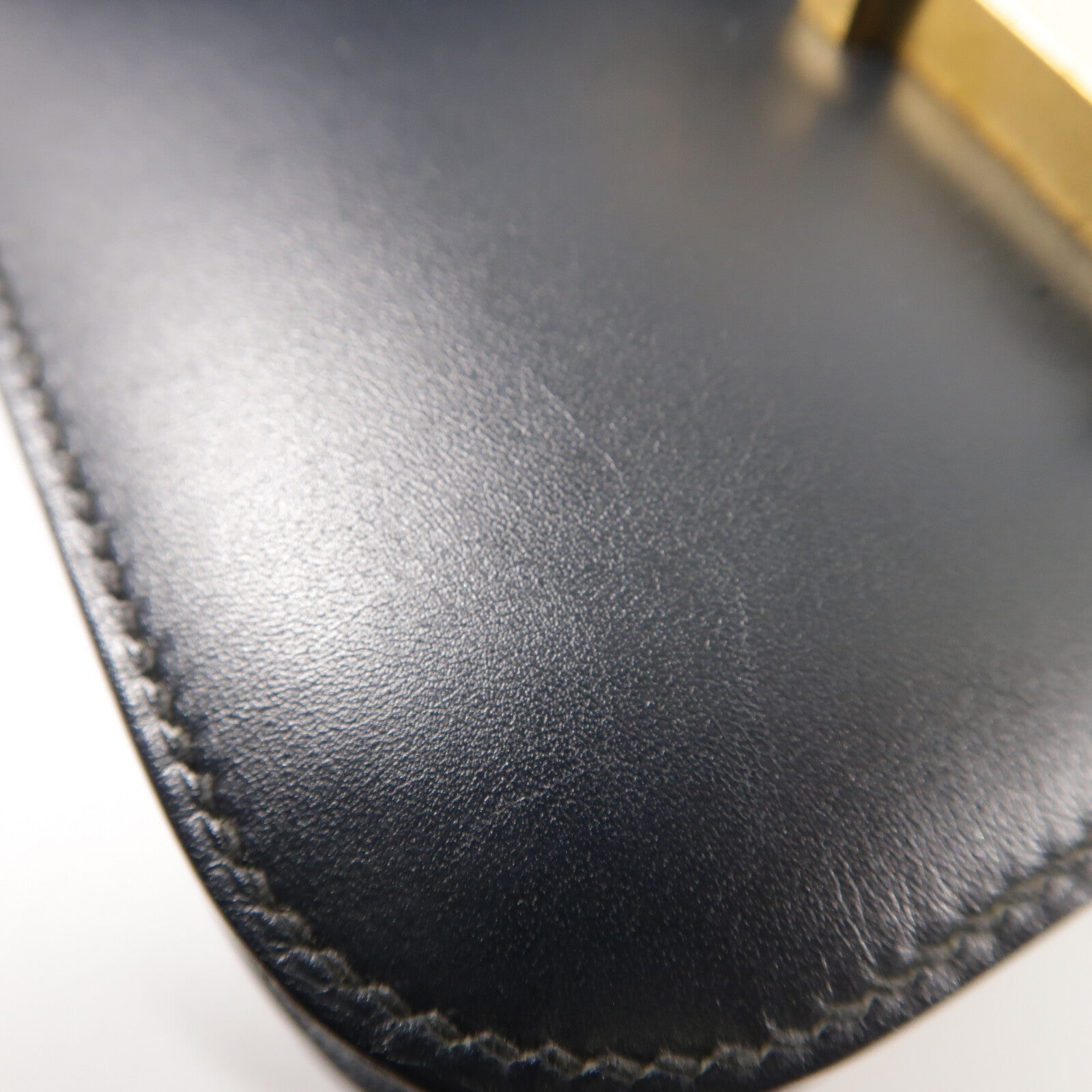 HERMES Swift皮革Constance Mini肩背袋Noir