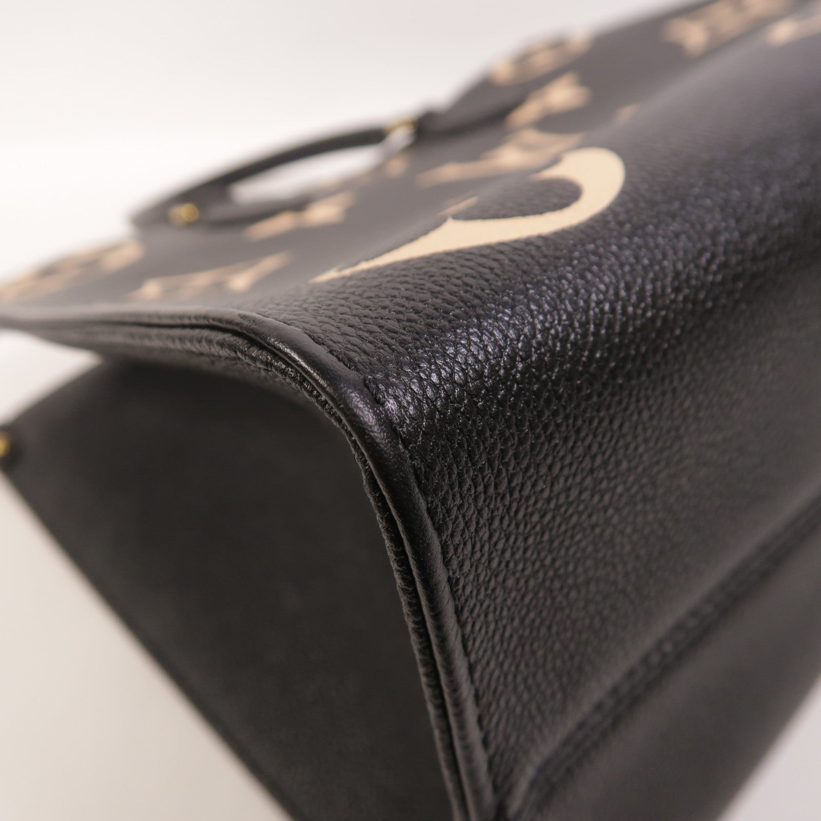 LOUIS VUITTON Monogram Empreinte On The Go MM金扣手挽肩背兩用袋
