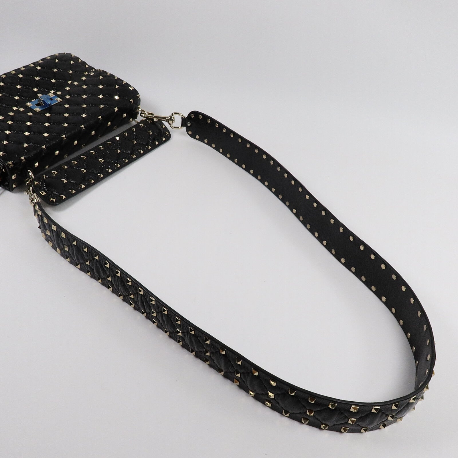 Valentino 牛皮皮革Garavani Rockstud Spike手挽肩背兩用袋