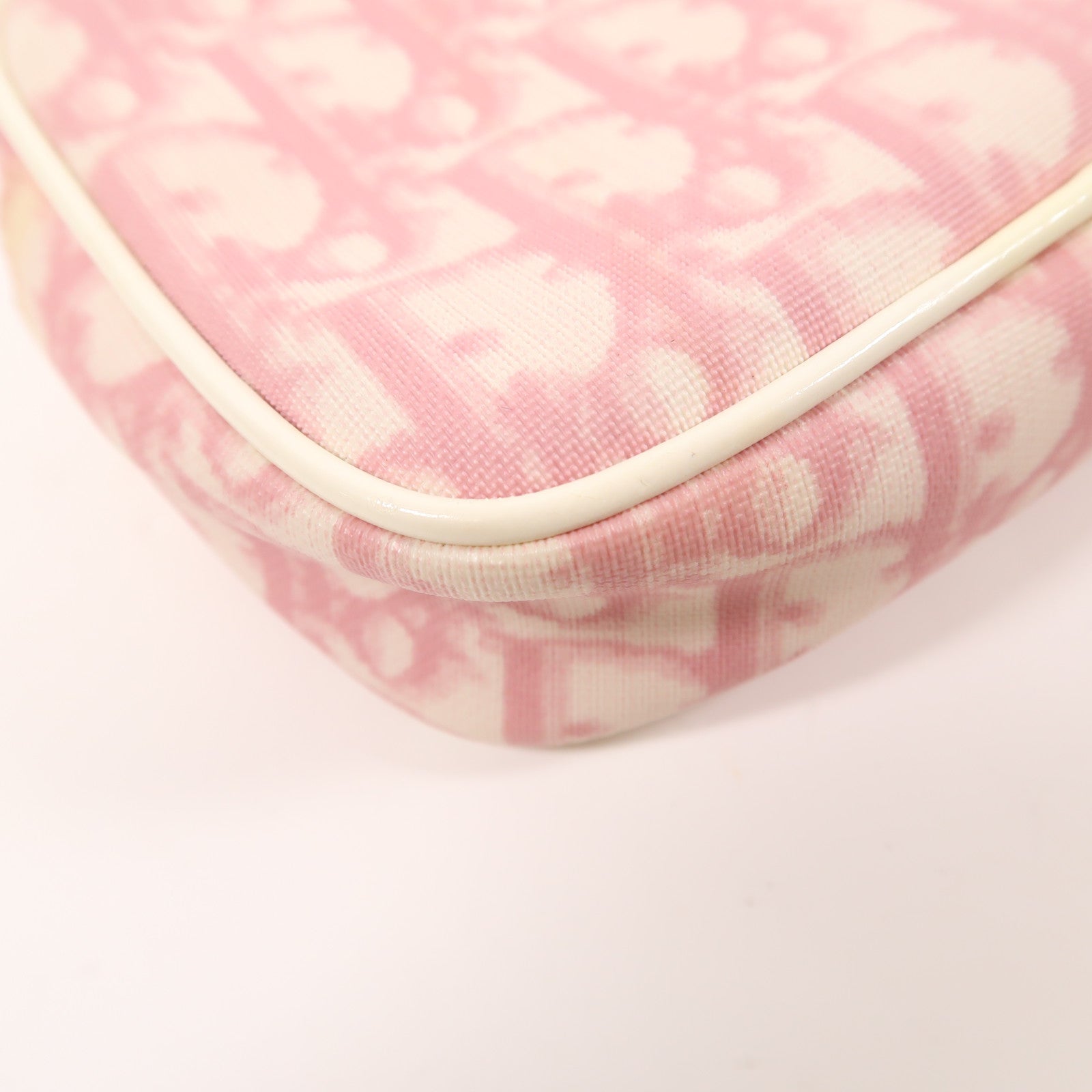 Dior 塗層帆布Clutch銀扣手拿包